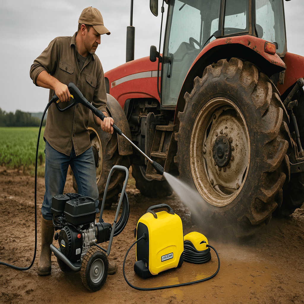 農家のための高圧洗浄機ガイド：あなたの機械、もっと長持ちさせません