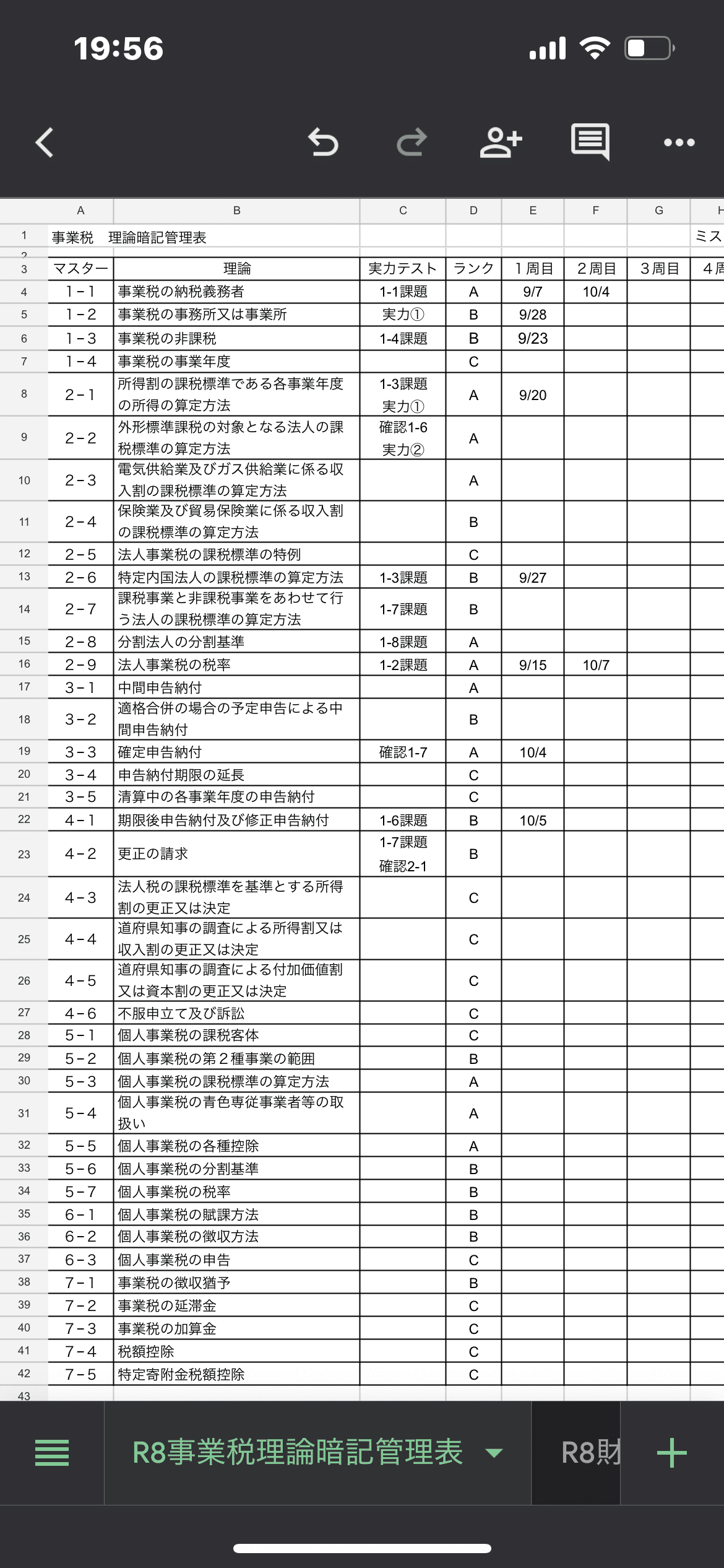 2026年 財務諸表論 ポイントチェック 税理士試験 赤シート対応】2026