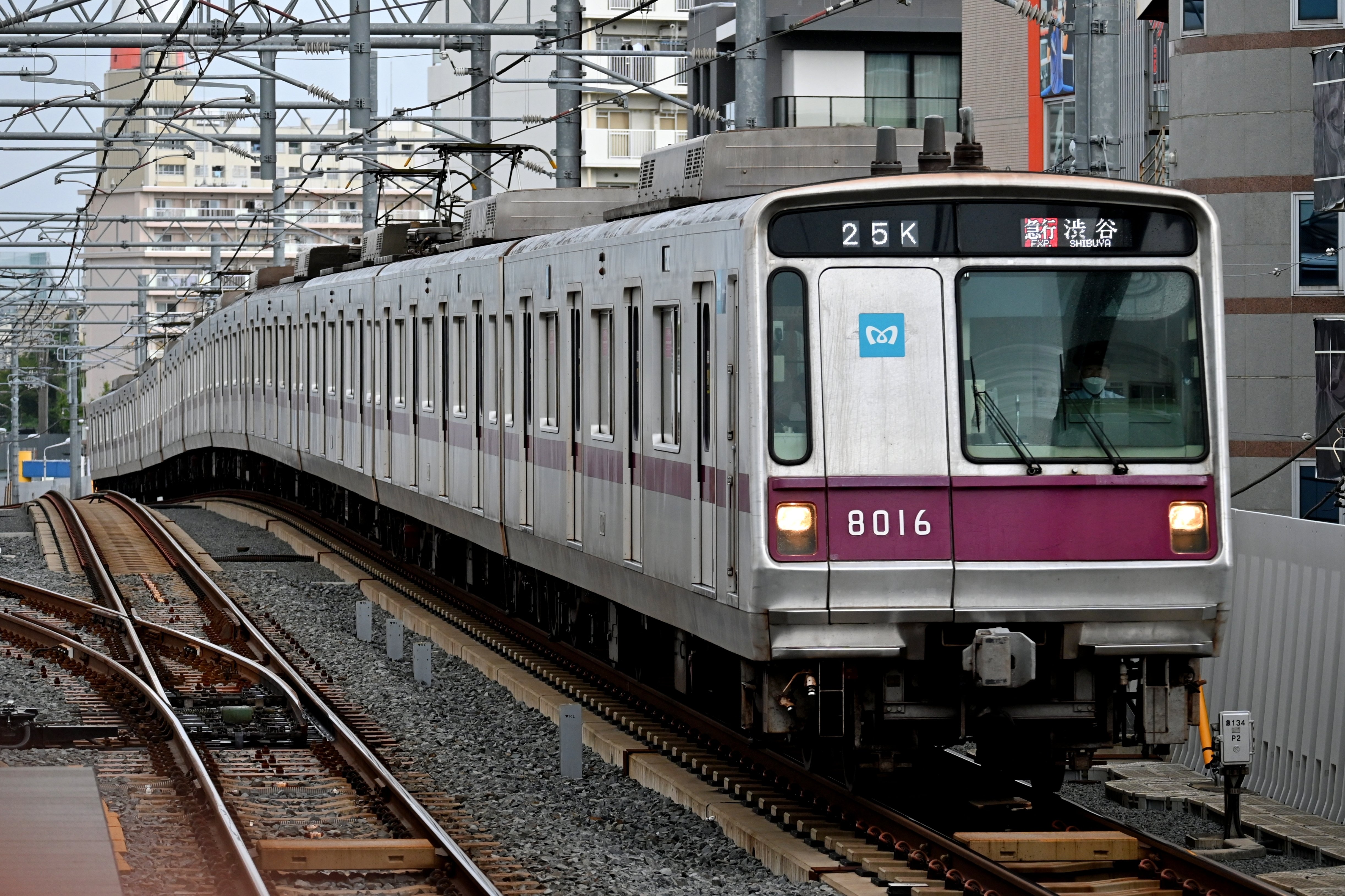 残り3編成の東京メトロ8000系が「急行 渋谷行き」に充当される（後編