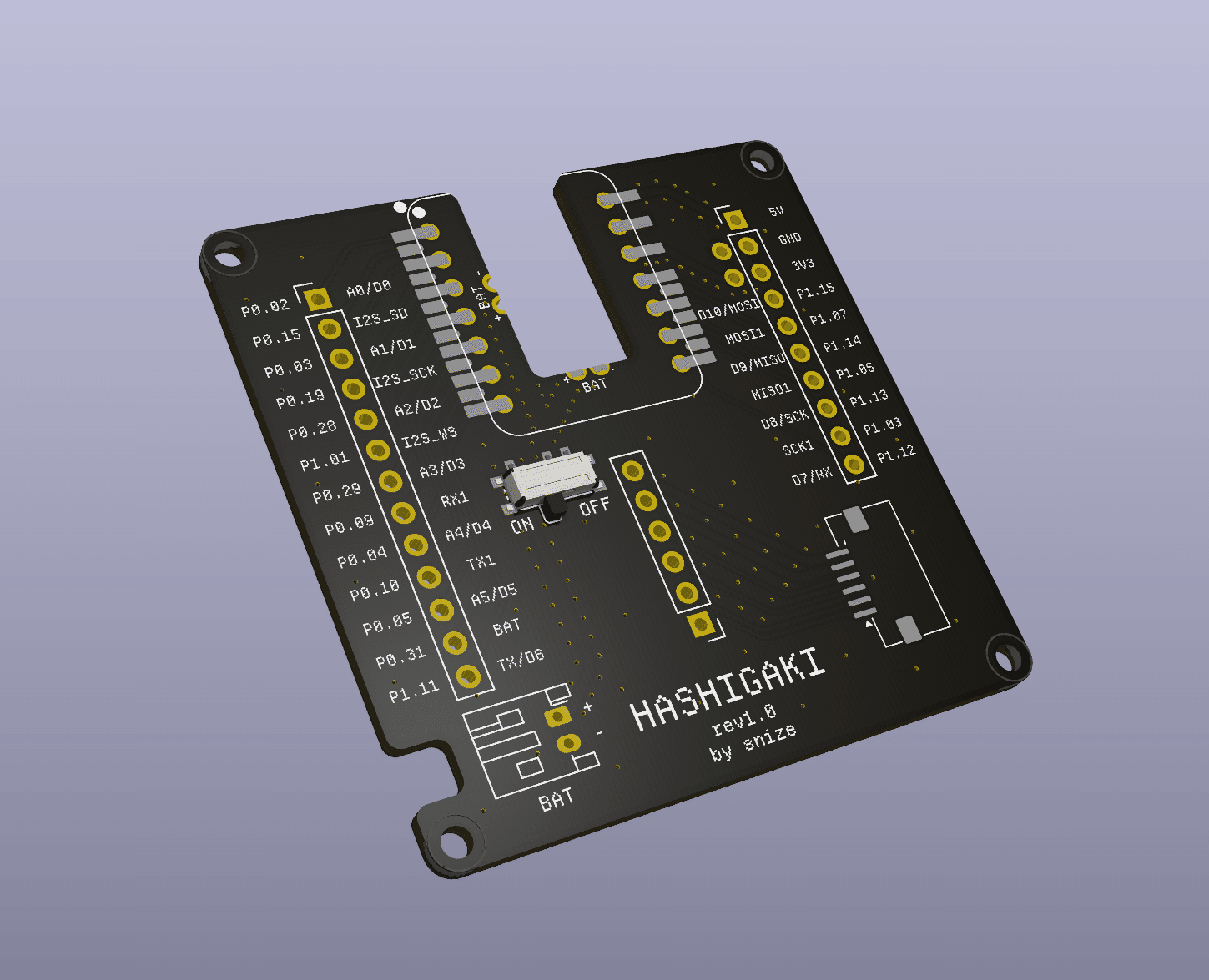プロトタイピング用 XIAO nRF52840 Plus ブレイクアウトボード