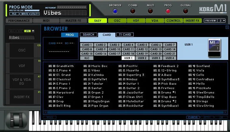 Sounds for KORG M1｜Akihiko YAMAZAWA