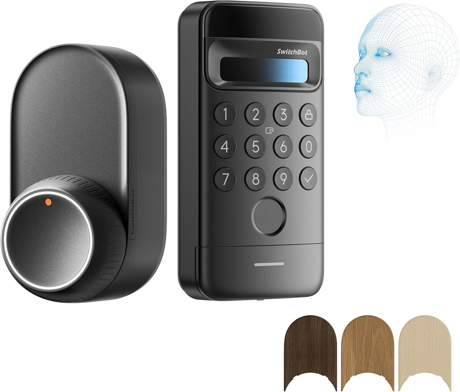 SwitchBot スマートロック Ultra 顔認証パッド 指紋認証：世界