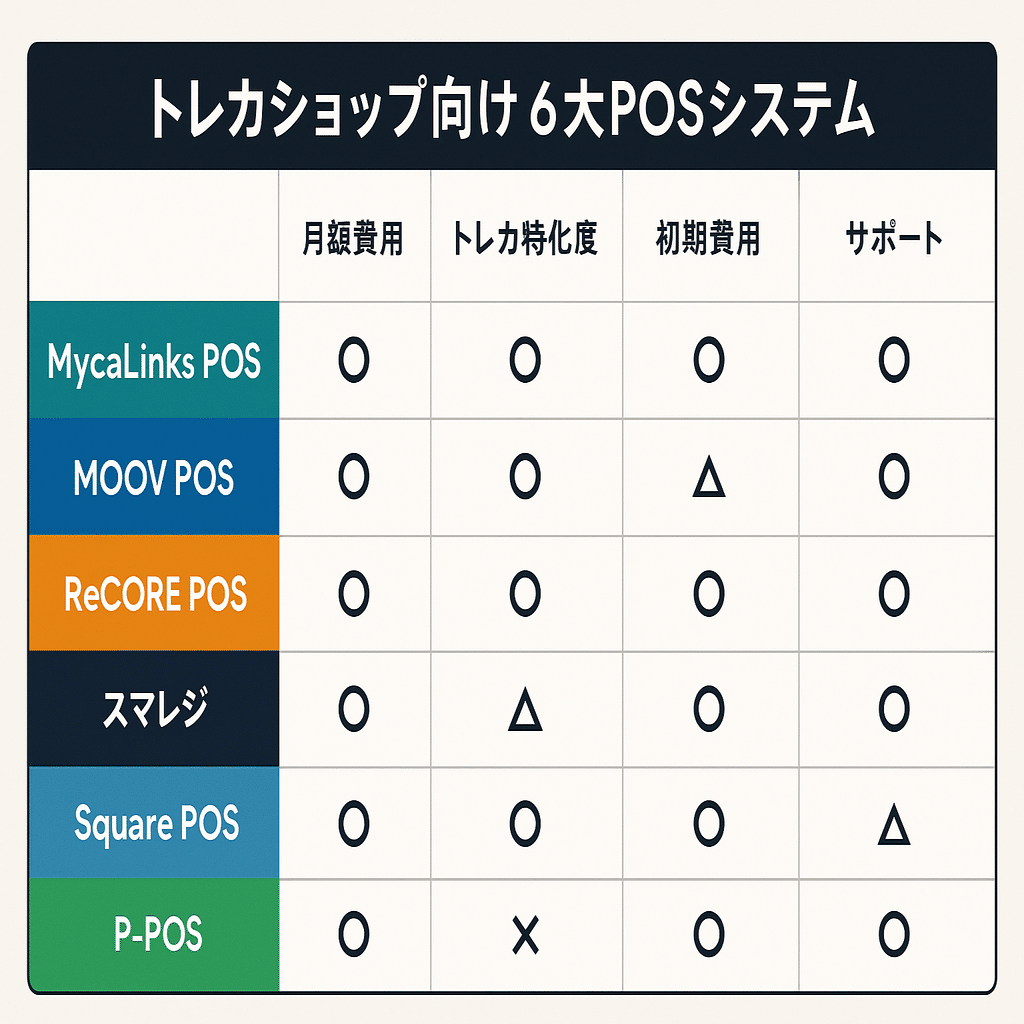 トレカショップのPOS選び、ネットで調べてみた結果｜実際の口コミと