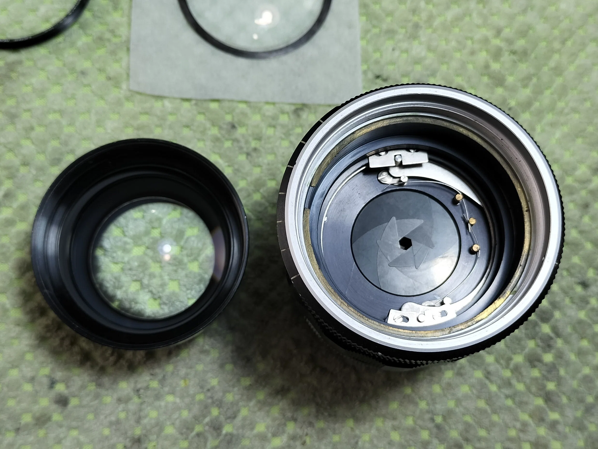 Canon Super Canomatic Lens R 100mm F/2の分解｜フィルムカメラ修理の