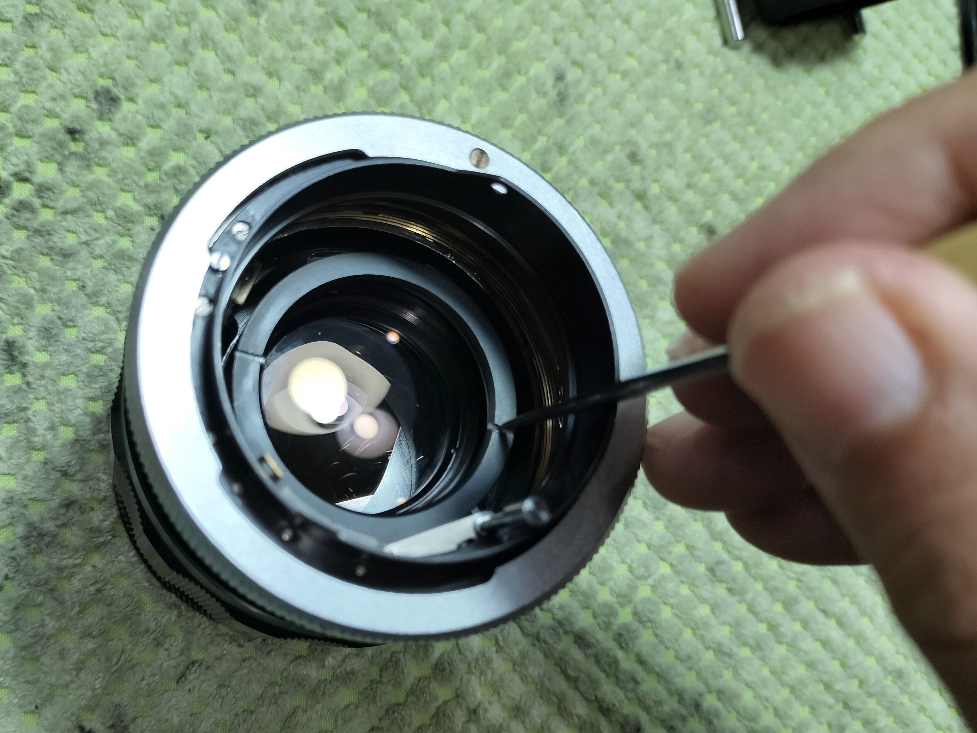 レンズ(単焦点) CANON SUPER-CANOMATIC LENS R 100mm F2 Canon Super Canomatic Lens R 100mm F/2の分解｜フィルムカメラ修理の