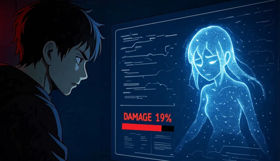 イラスト小説「コードの果て」。カシアの支配を破壊することを決意するカイトの画像・イラスト。「コードの果て」で検索！