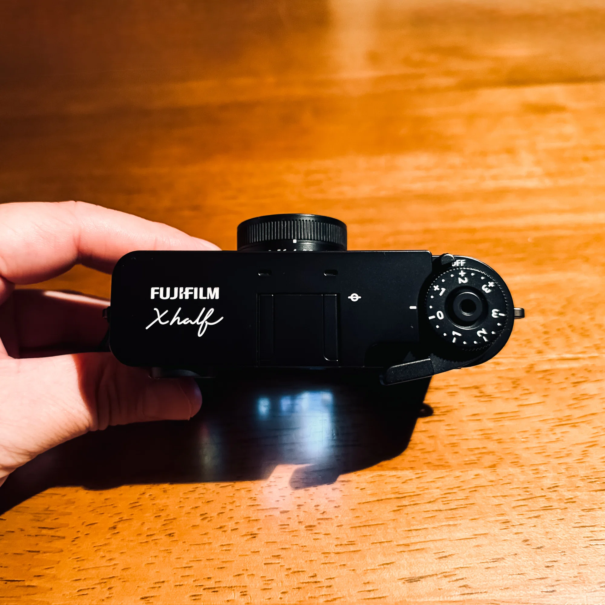 保証書あり、20枚ほどの試し撮り程度】fujifilm x half ブラック p*u