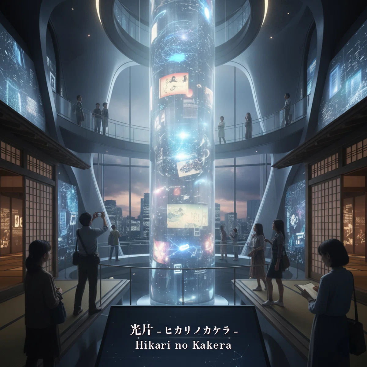 光片-ヒカリノカケラ-💎絶景スポット♥聖地巡礼編🚅🚃夜行特急列車で四季周遊旅🌸🌊🌕❄️ #AIと旅行 『L'Écrin de Lumière』（レクラン・ド・ルミエール / 光の宝石箱） GoogleのAI🐰GeminiとJR EAST Travel Conciergeで【2027年未来予想図】🗾🗺️🍴🎵💃🎥🎬SEASONAL JAPAN🎞️🗼TAKANAWA GATEWAY CITYに誕生する「MoN Takanawa The Museum of Narratives」を『光片-ヒカリノカケラ-』風にイメージ🖼