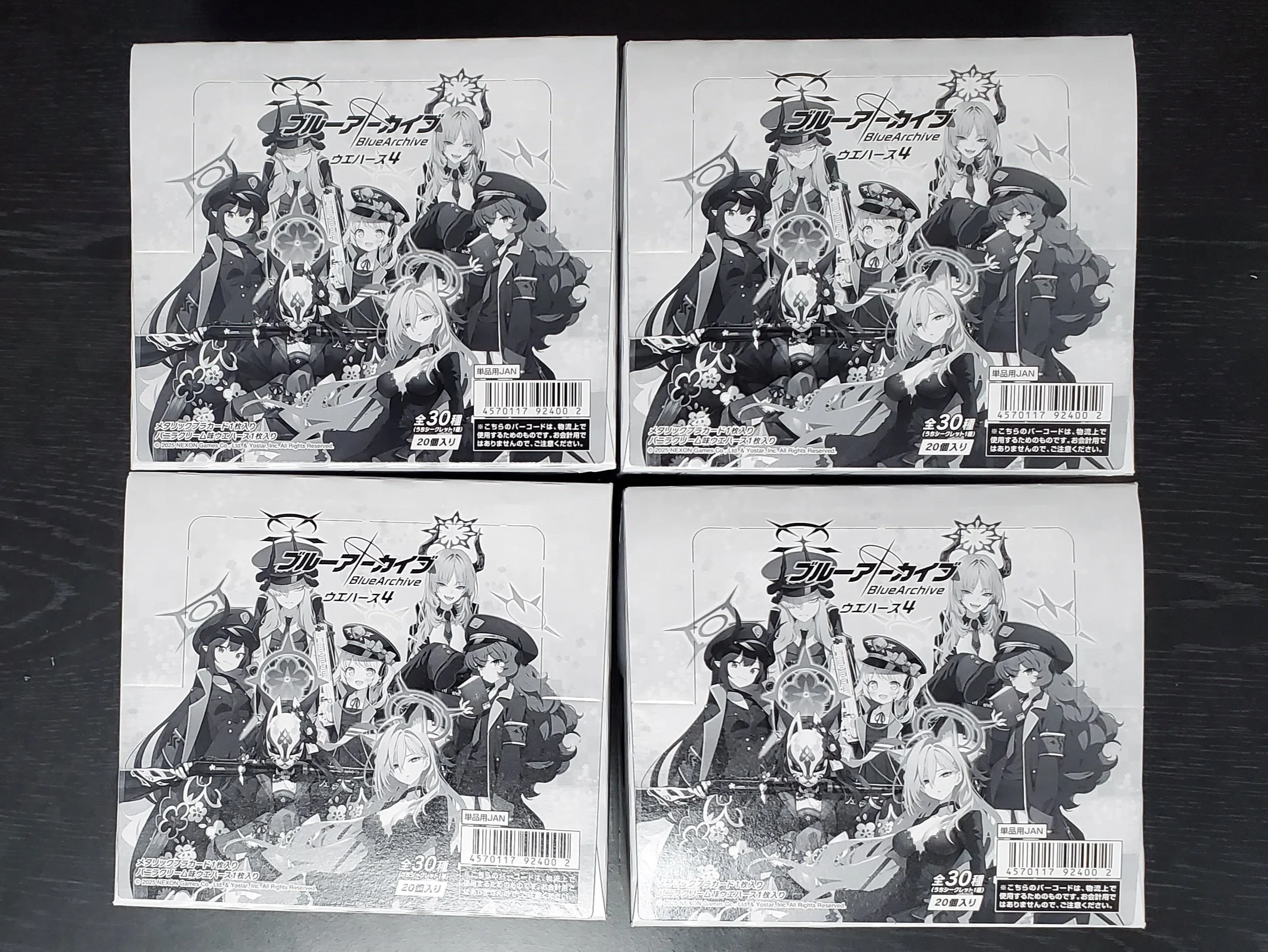 ブルーアーカイブ】『ブルーアーカイブ ウエハース4』4BOX(80袋)購入