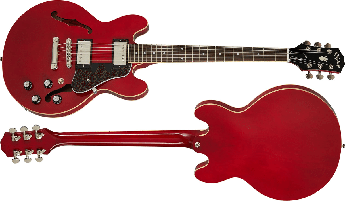 Epiphone ES-339赤 セミアコ PU交換 ペグ交換 訳あり Epiphone ES-339赤 セミアコ PU交換 ペグ交換 訳あり ギター