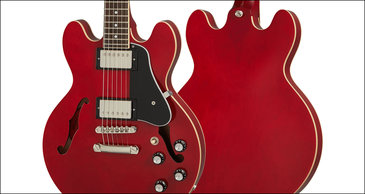 定番のチェリー！ギブソン直系エピフォンによる小ぶりなセミアコ