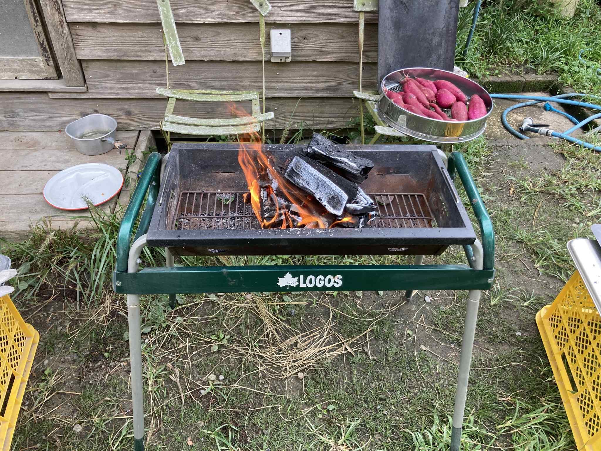 note BBQコンロの石焼き芋機を作る③ ＜全6回＞｜スロー