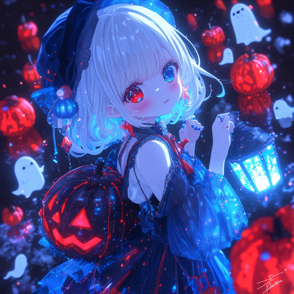 ハロウィンの夜｜AIイラスト×Sora2動画｜Kinu｜AIイラスト