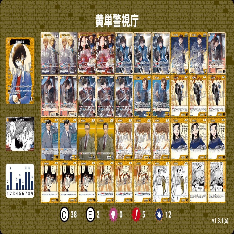 第6弾黄単警視庁デッキをいろいろ考えてみる｜サトウ@らんまる