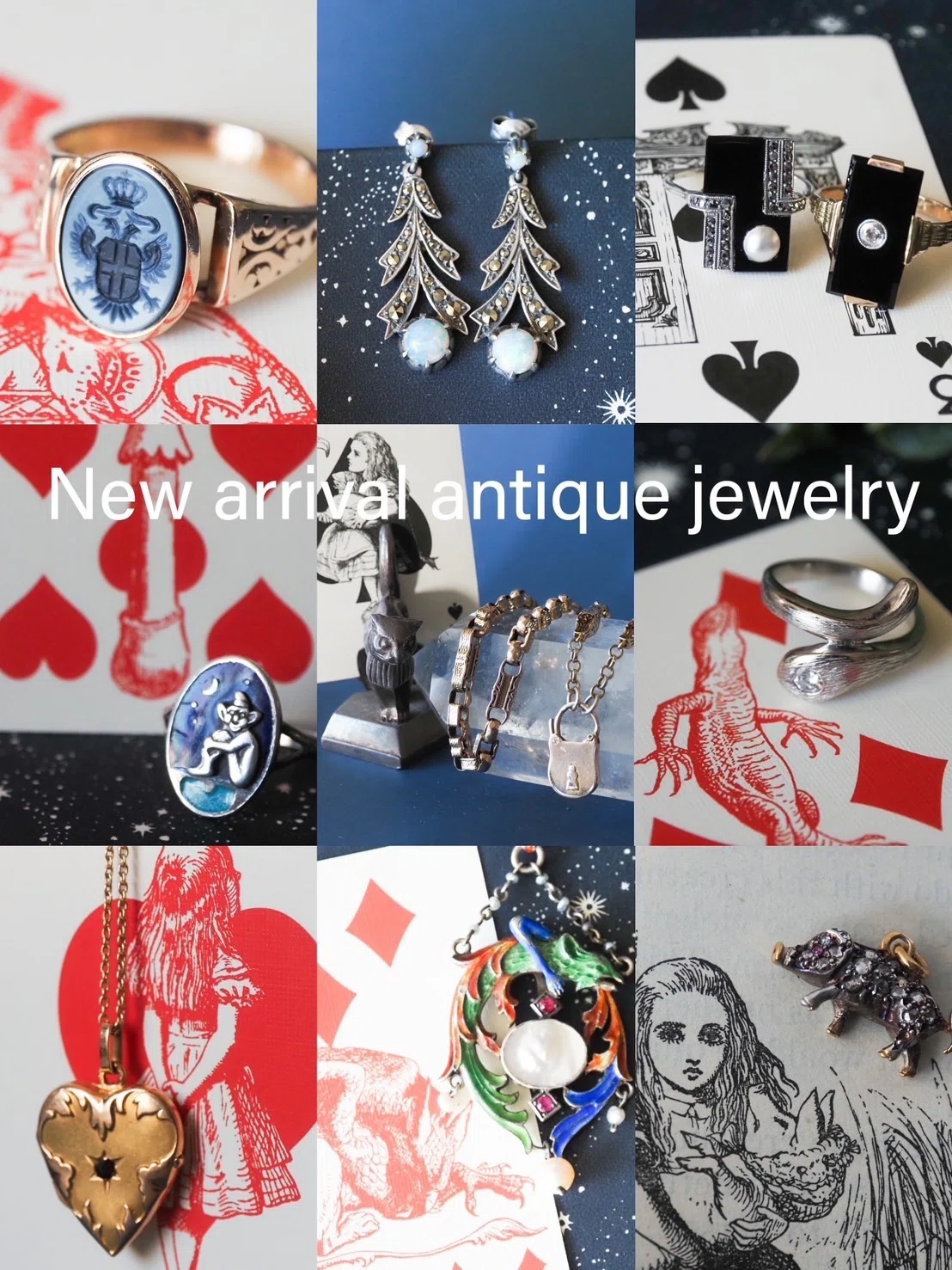 イギリス買付新入荷ジュエリー紹介｜decoupage