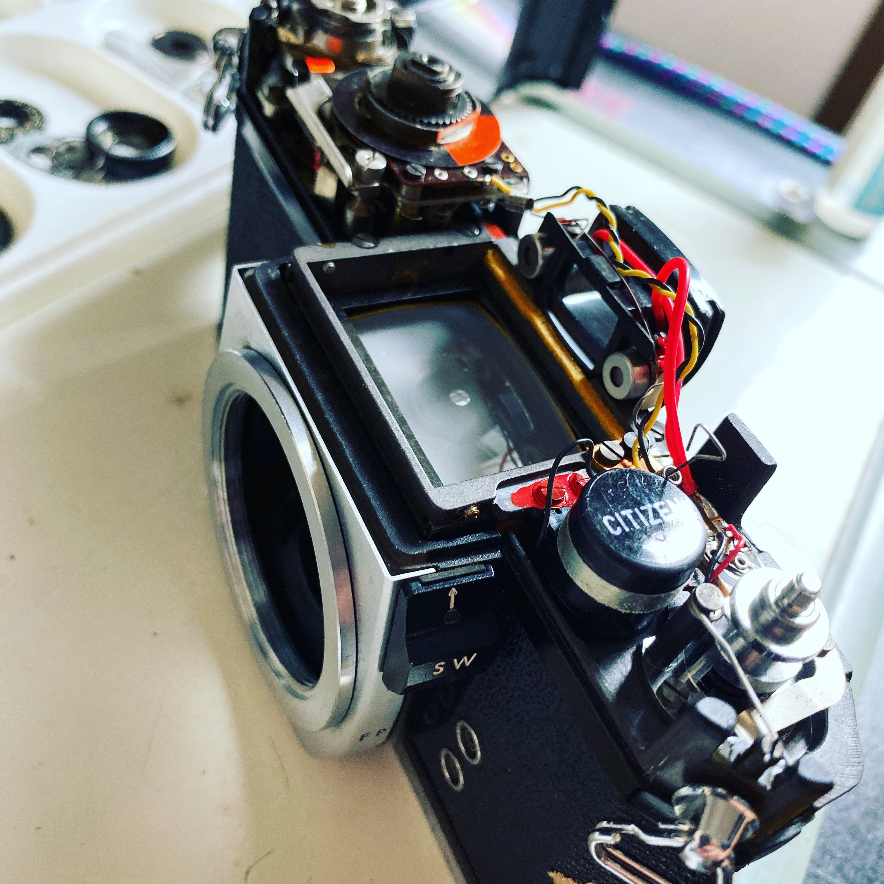 18金 K18デザインリング 造幣局刻印 男女兼用 3.28g 16号 ジャンク】PENTAX SP/Nikomatt/Minolta SR-7など8台 ジャンクカメラ