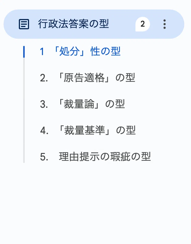 行政法の「答案の型」集｜たまっち先生(弁護士/司法試験・予備試験個別