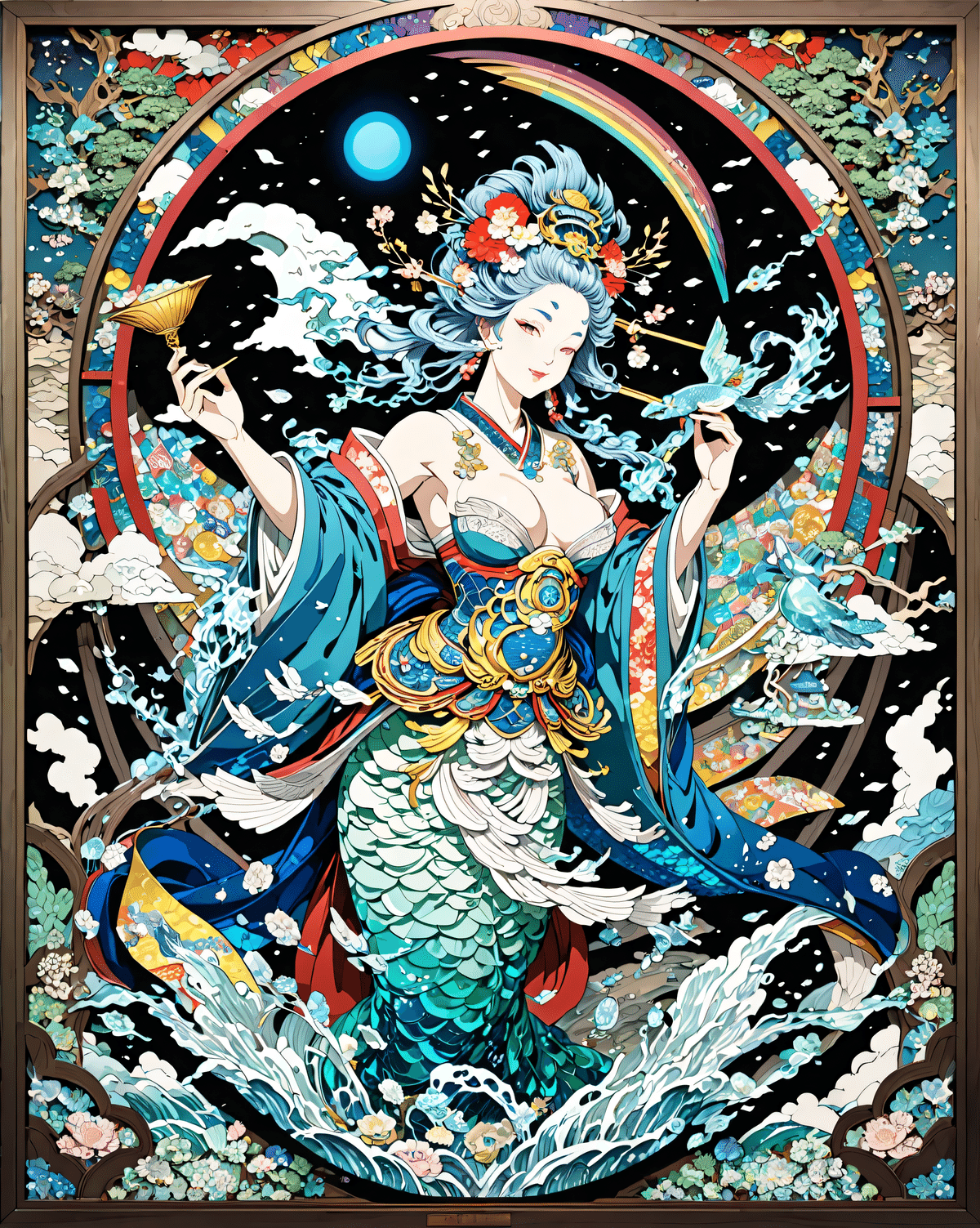 弁財天（ベンザイテン）：水・音楽・美・富を司る七福神唯一の