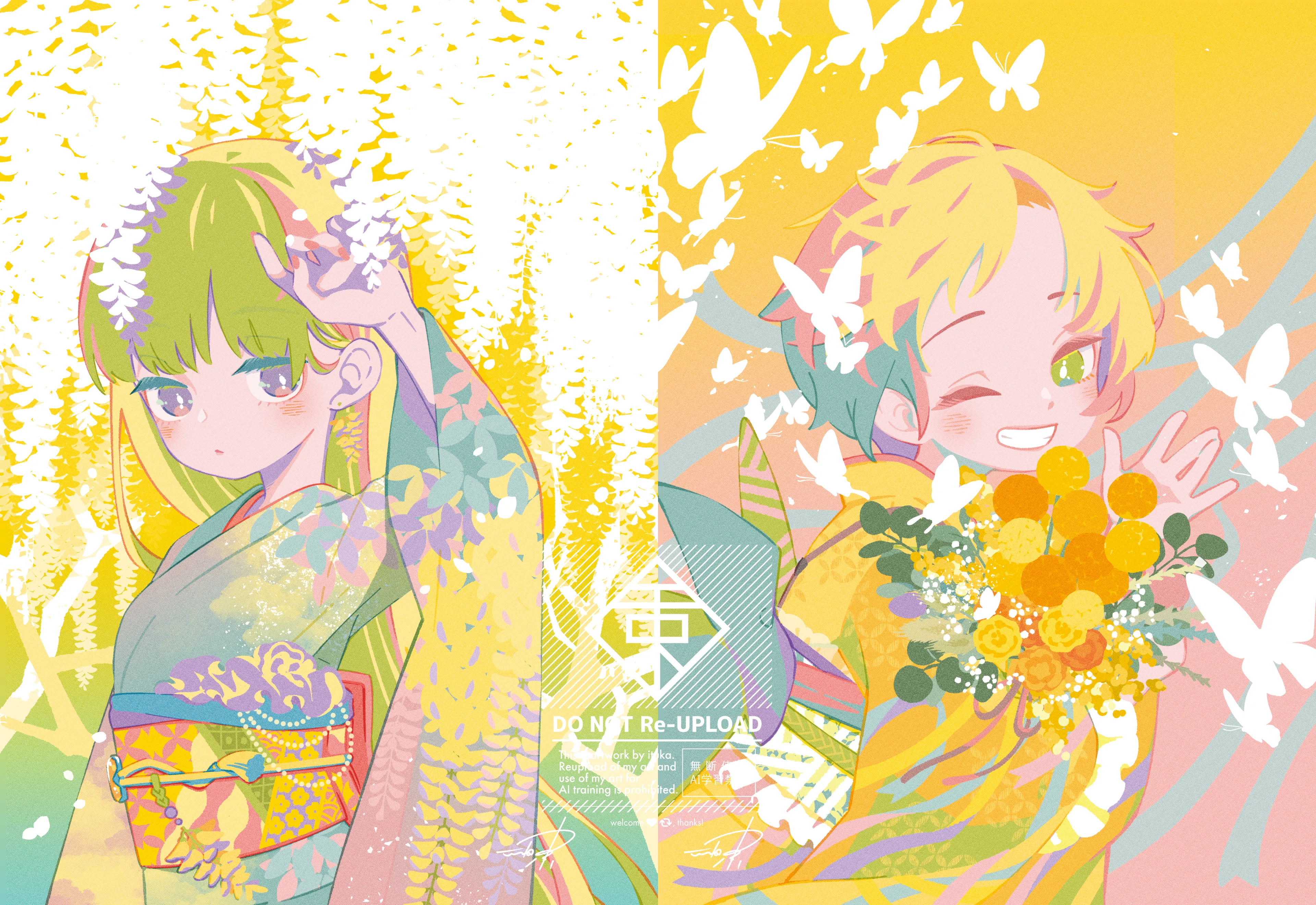 自己紹介①：あらためまして、はじめまして｜一束：｜illust&Live2D