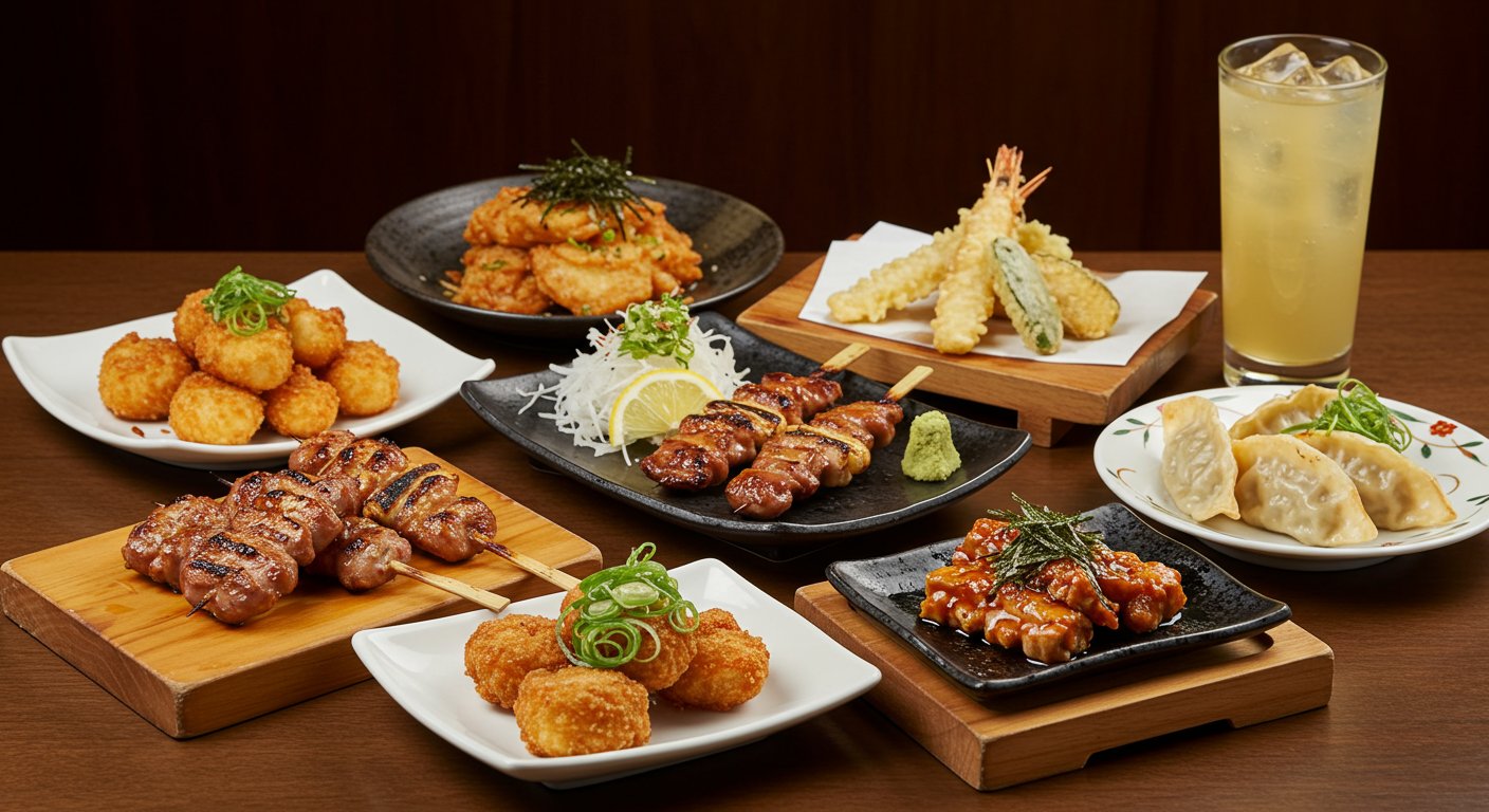 インドの日本食居酒屋の料理