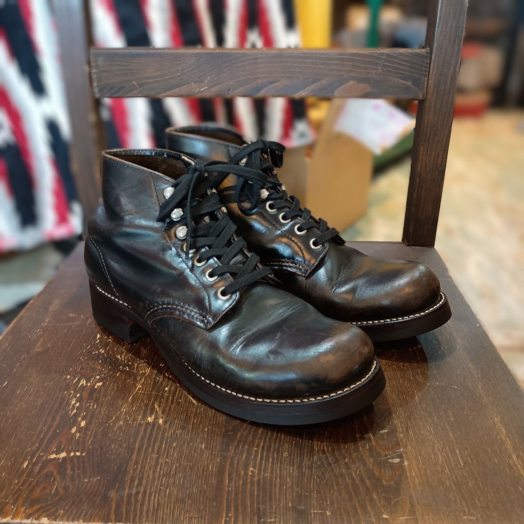 Resole/ソールカスタム】Red Wing#8165+vibram#705｜CREA Repair