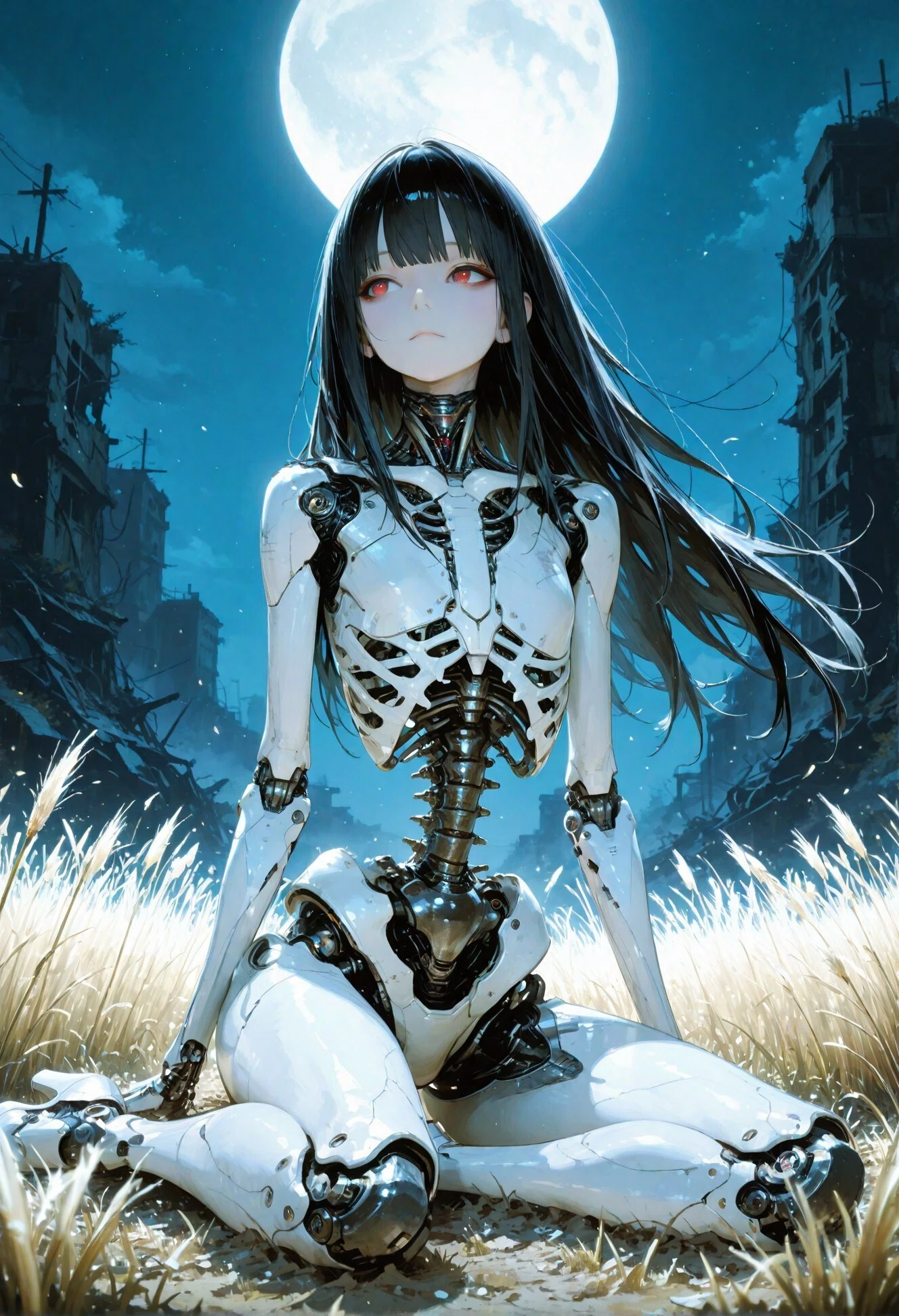 【見つめる先に】　オリジナルイラスト　A4 Xでイラストアカウント運営1ヶ月ほど真面目にやってみた｜つみき