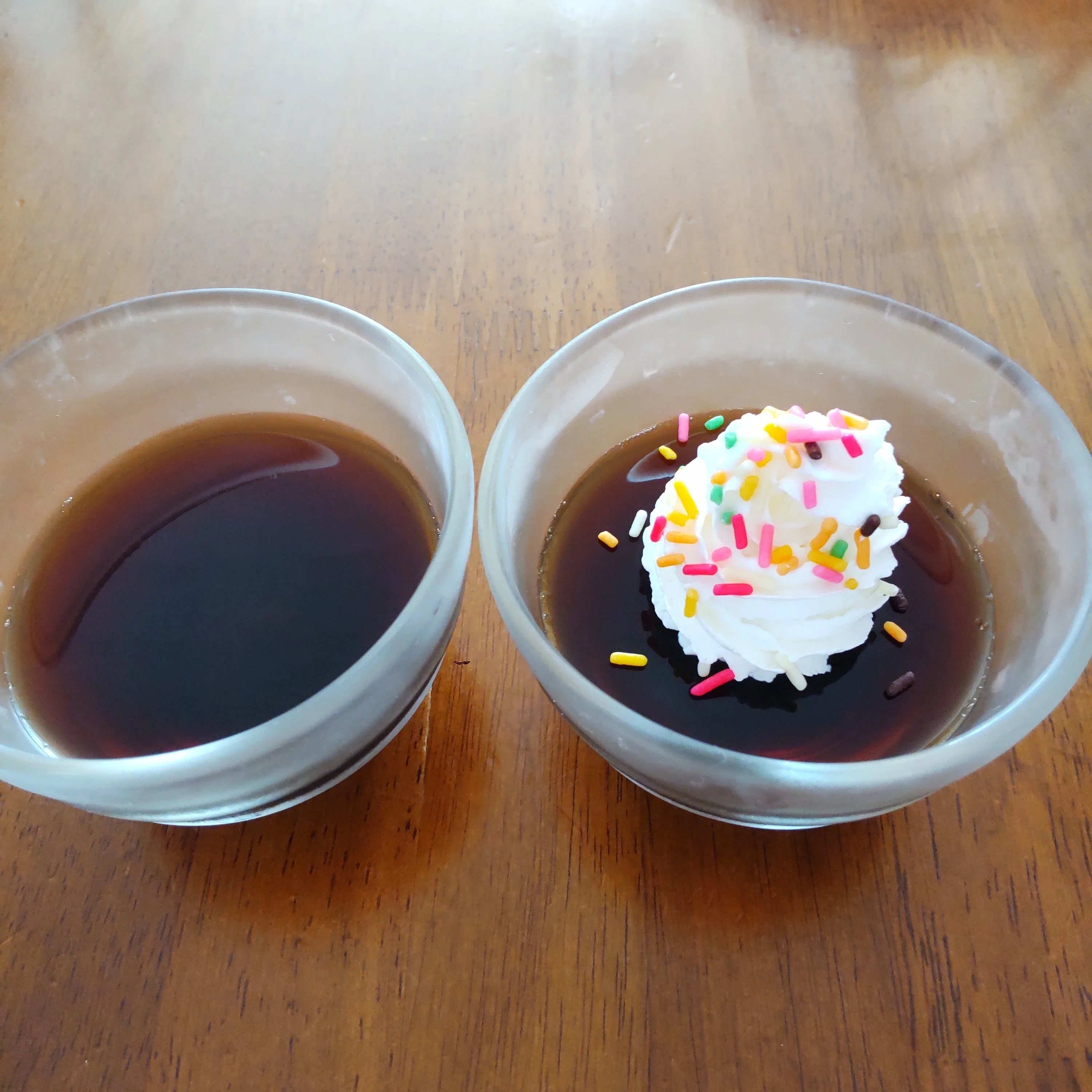 ホイップクリームとチョコスプレーは、何であれテンションが上がる