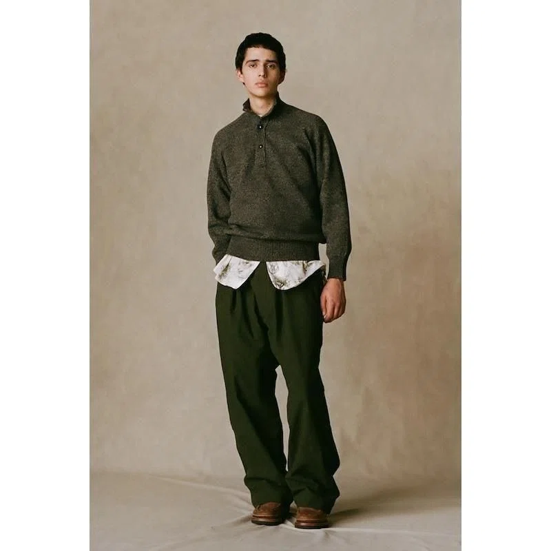 25AW NICENESS/ナイスネス　B BETH サイズM ハイネックビーチニットで過ごす、秋冬の新定番。【10/11(土)12:00販売