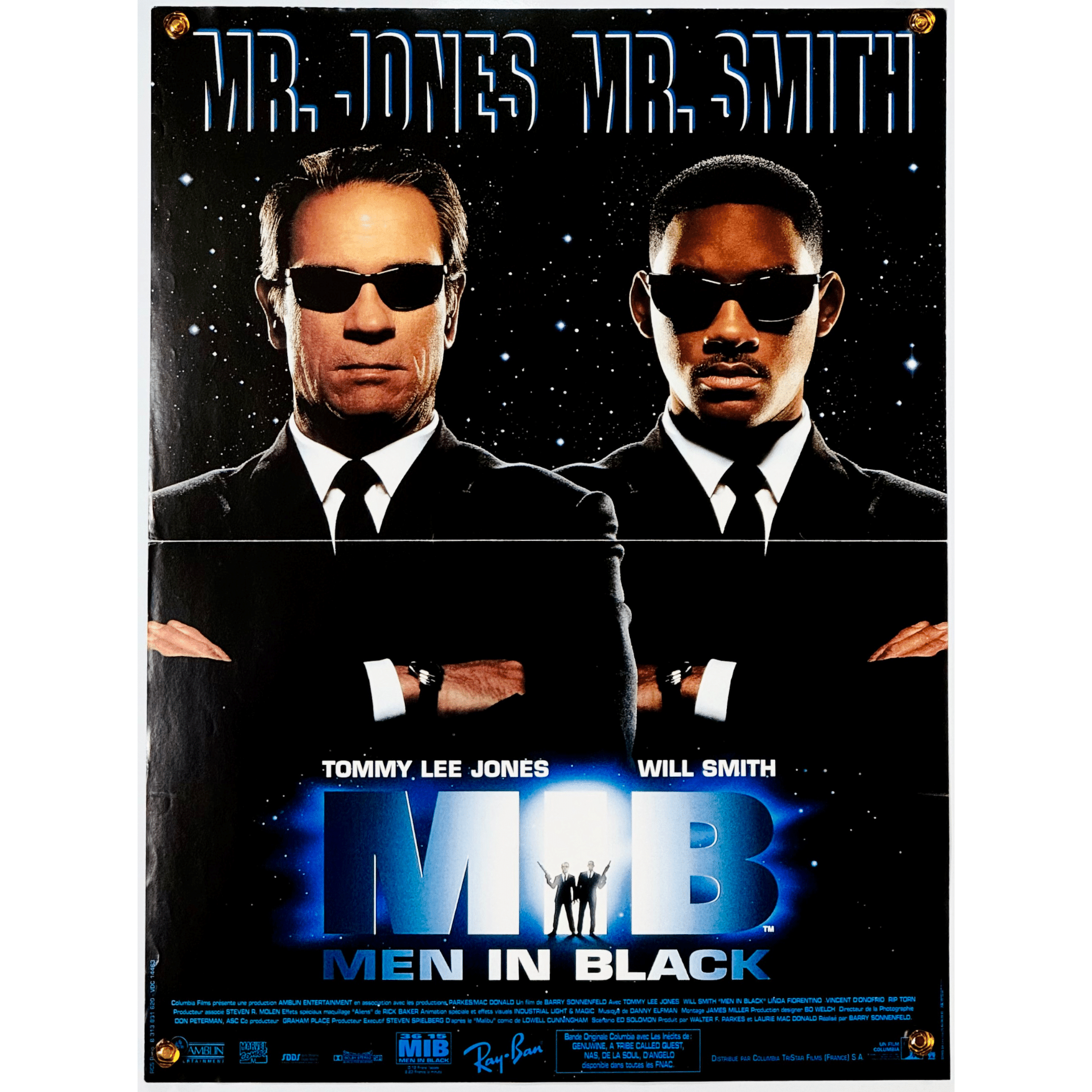 映画MIB（メン・イン・ブラック） ポスター エイリアンから地球を守る！MIB（メンインブラック）【海外版