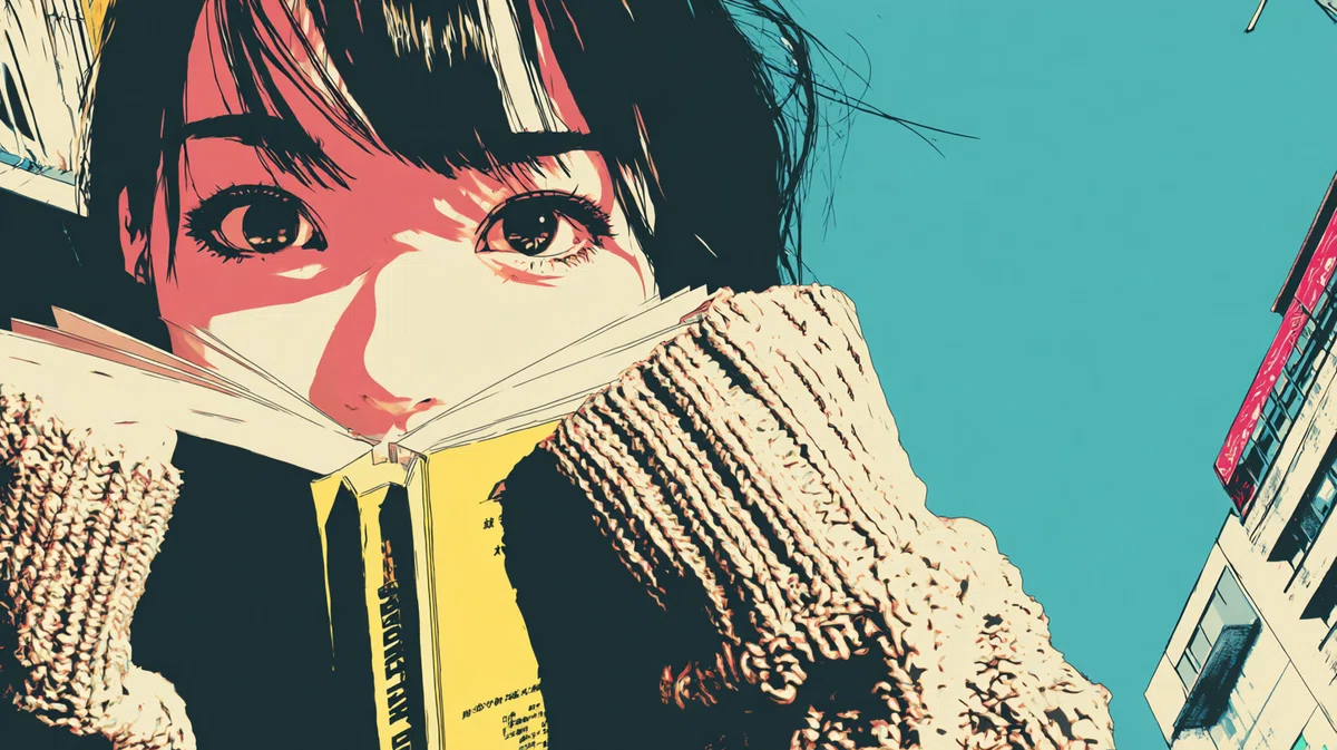 AIイラスト｜本読んでる？｜AGLiT