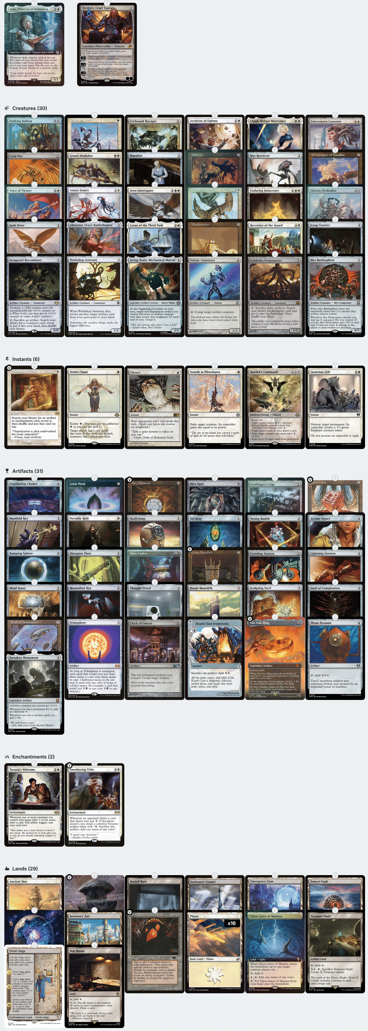 cEDH】アーシェ・バナルガン・ダルマスカ【ブラケット5・スタックス型