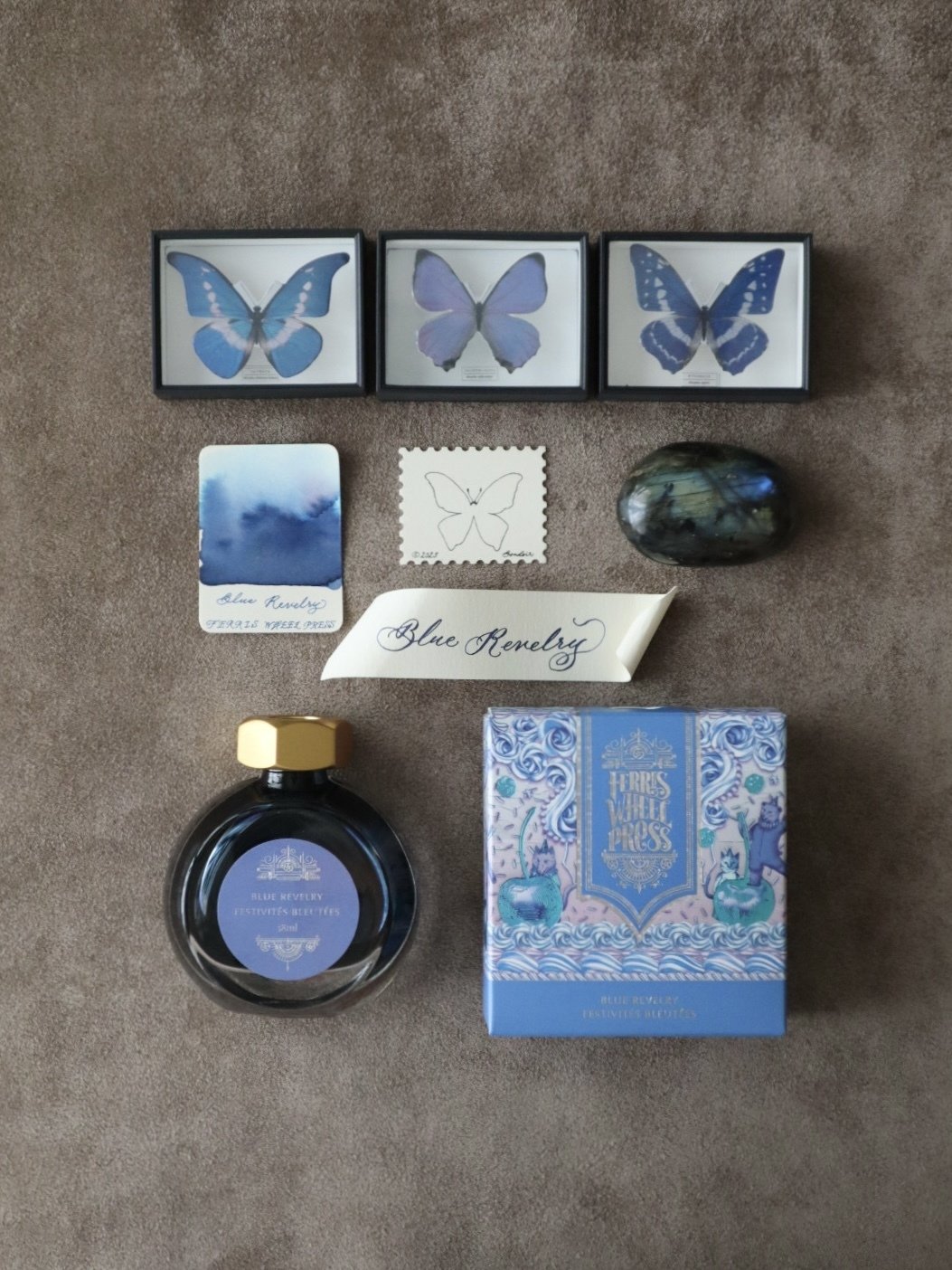 モルフォ蝶の羽のようなインク。FERRIS WHEEL PRESS フェリスホイール