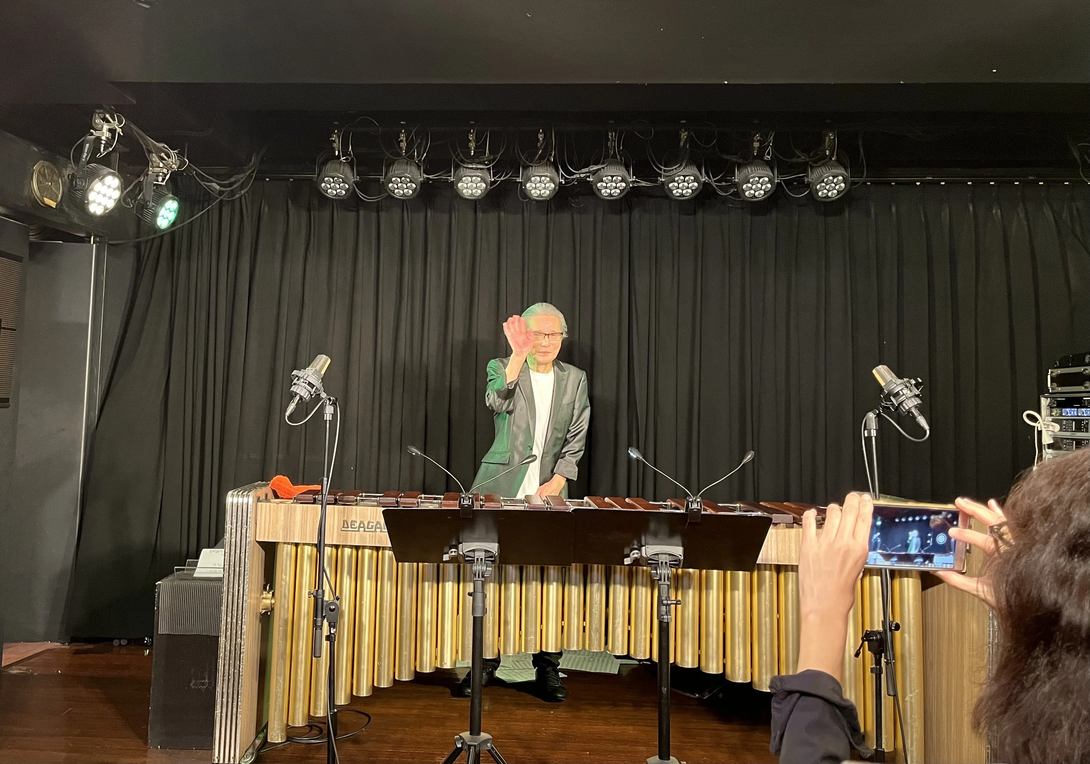 宅間久善さん／マリンバの大先輩の素晴らしいライブ！｜阿久澤 美和