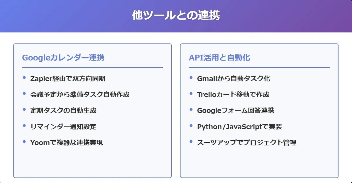 他ツールとの連携