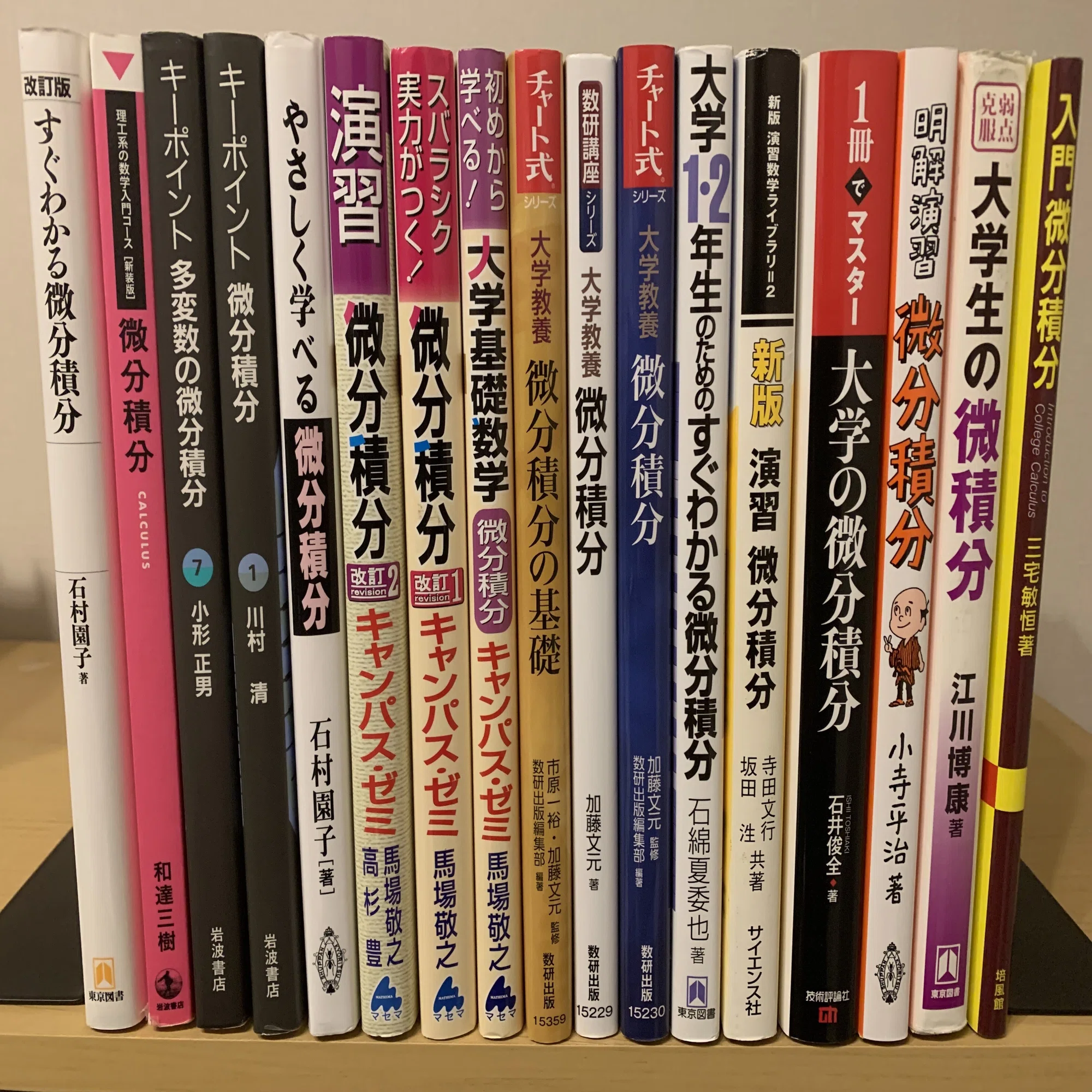 書籍レビュー】大学数学：微分積分（非数学科向け）の良書17冊を易しい 