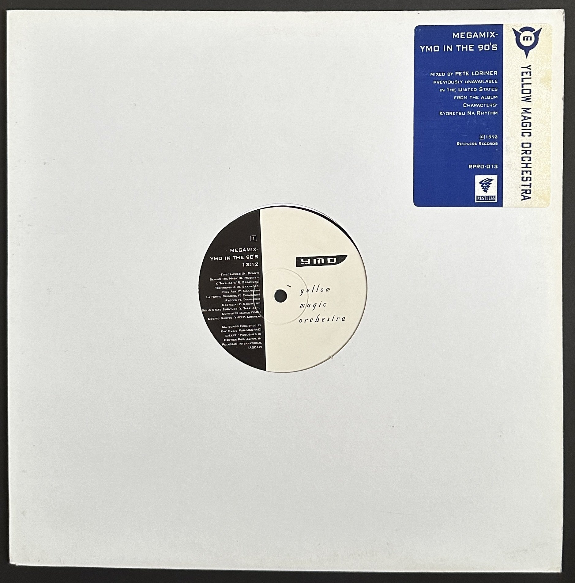 YMO no Records（Vol.18: 1992-2)｜吉村栄一