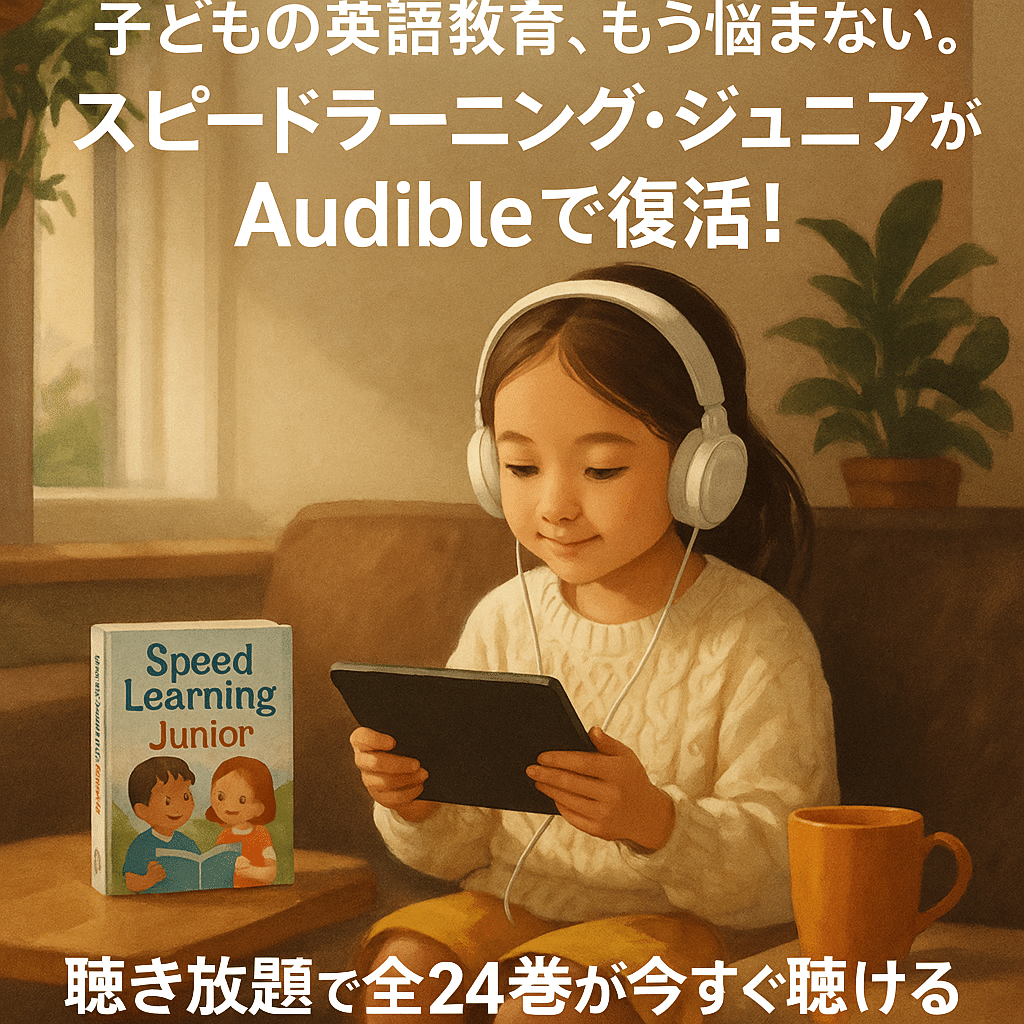 2025年配信開始】子どもの英語教育、もう悩まない。スピード