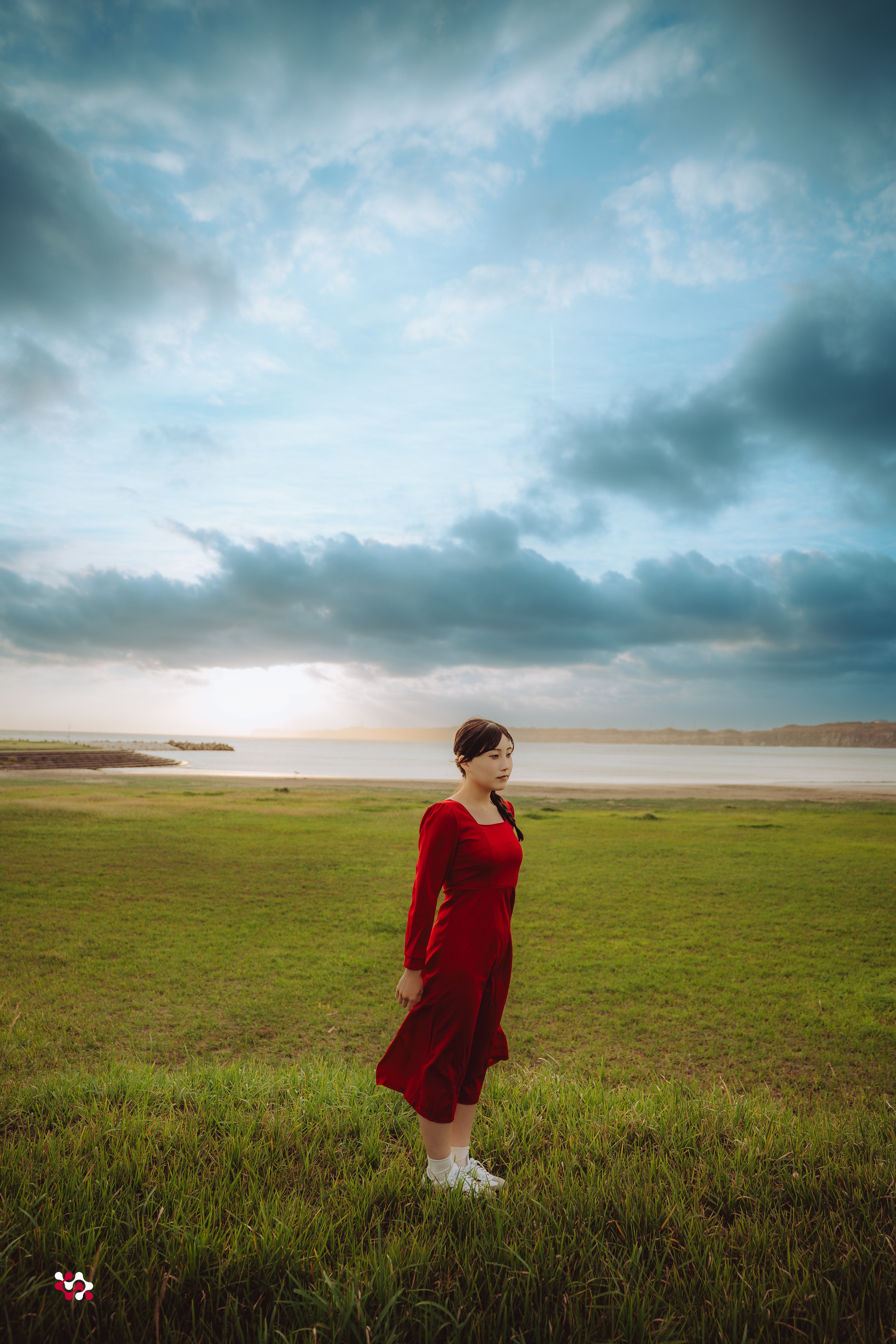 滾る感情を吐き出す（ポートレート撮影 作例の紹介）その45＠某海岸