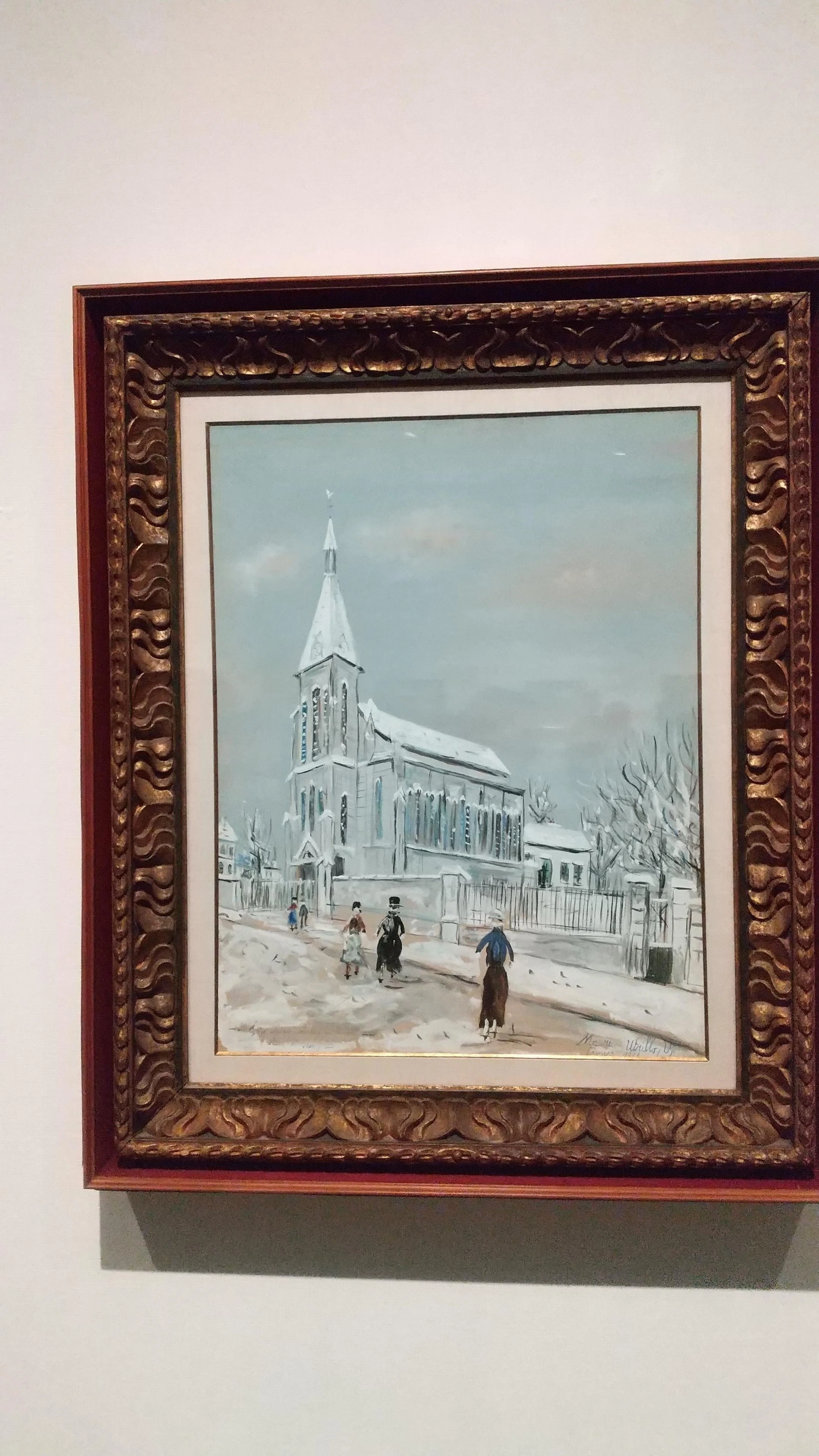 モーリス ユトリロ、コルシカ島の教会とムラト司祭館、希少画集画 モーリス ユトリロ、コルシカ島の教会とムラト司祭館、希少画集画の