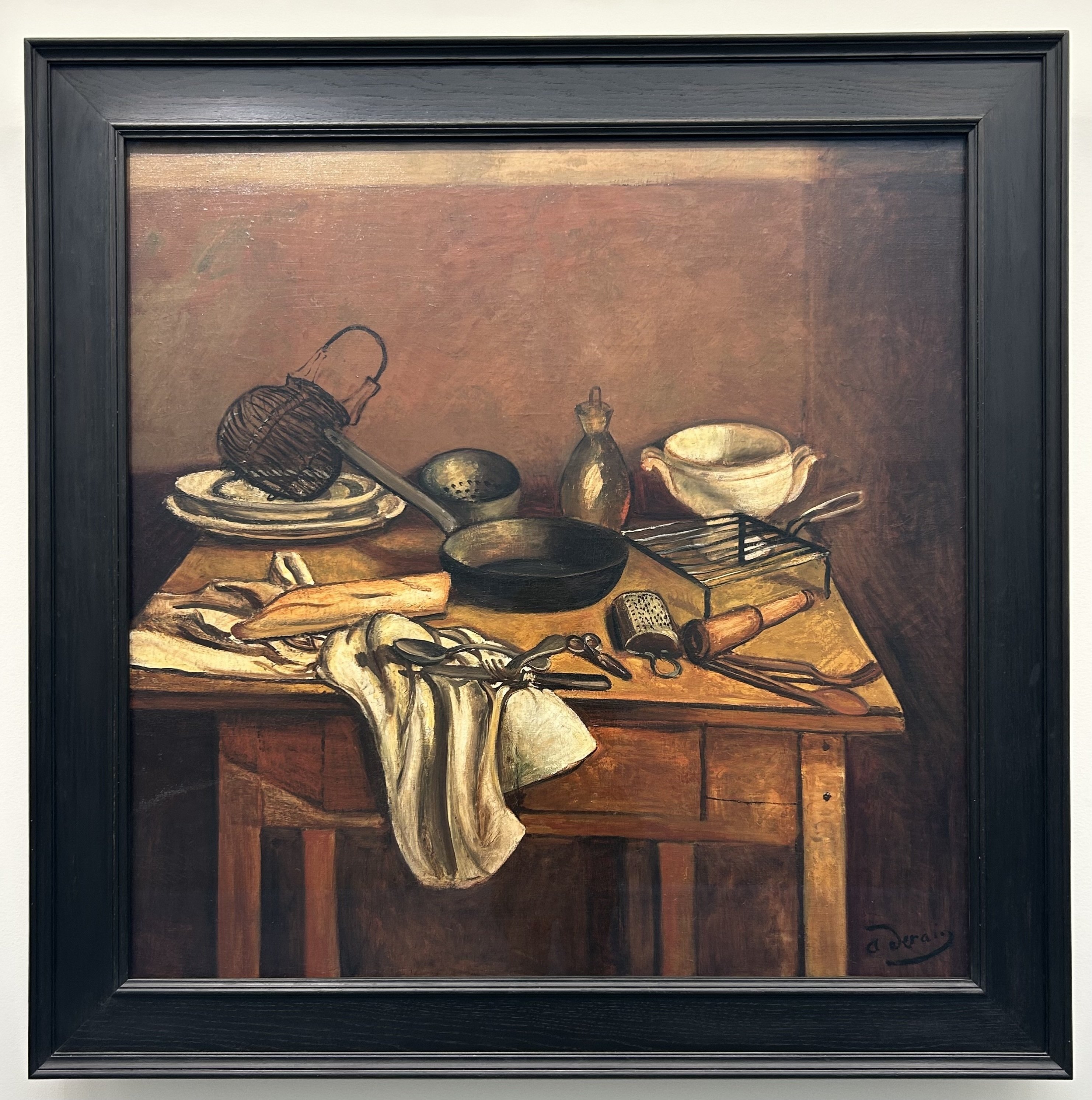 子供のためのオランジュリー美術館(223) フライパンやバゲットを描く