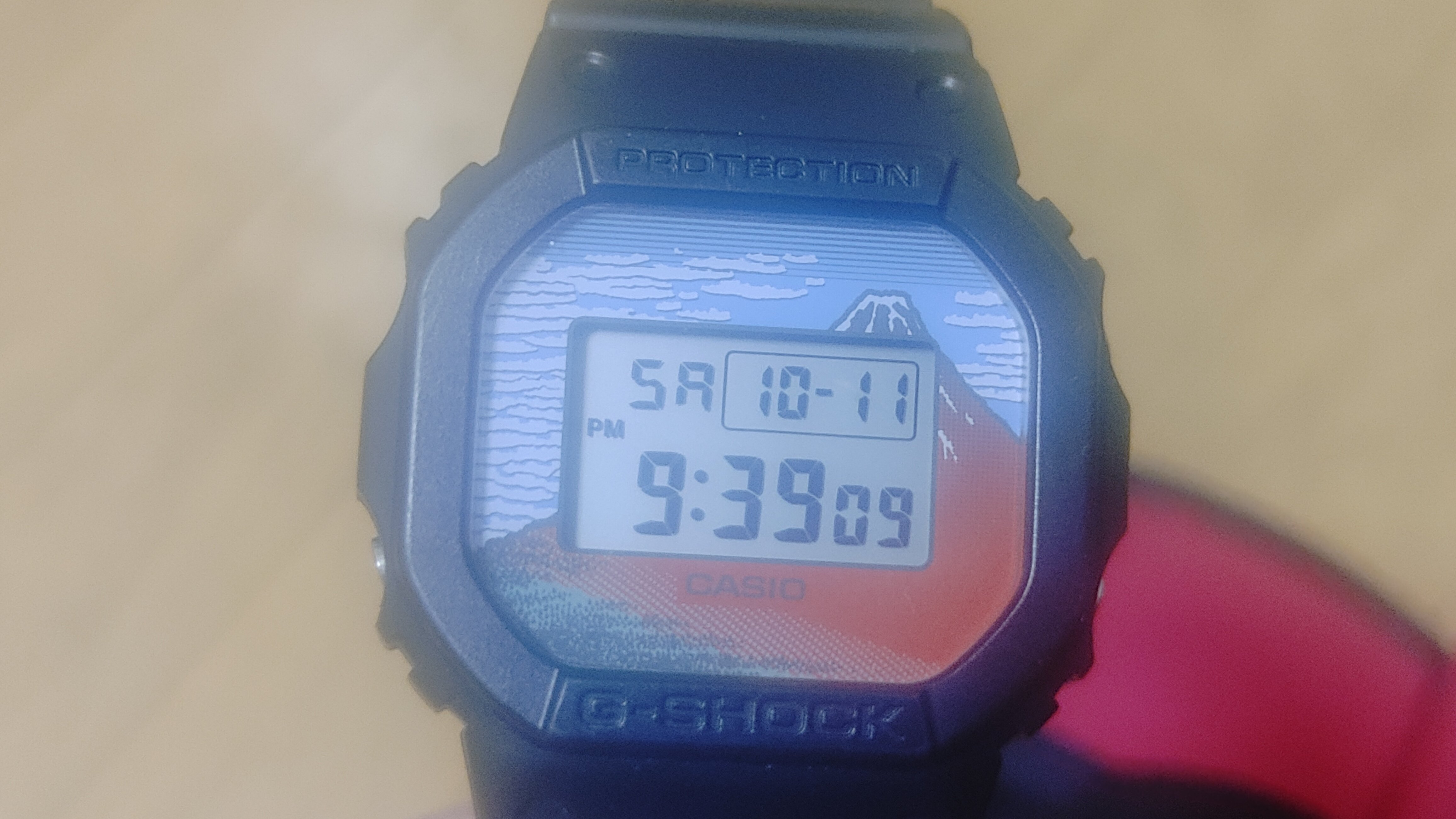 CASIO G-SHOCK ジーショック　葛飾北斎 赤富士 CASIO 未使用 G-SHOCK Gショック 葛飾北斎 富嶽三十六景 赤富士