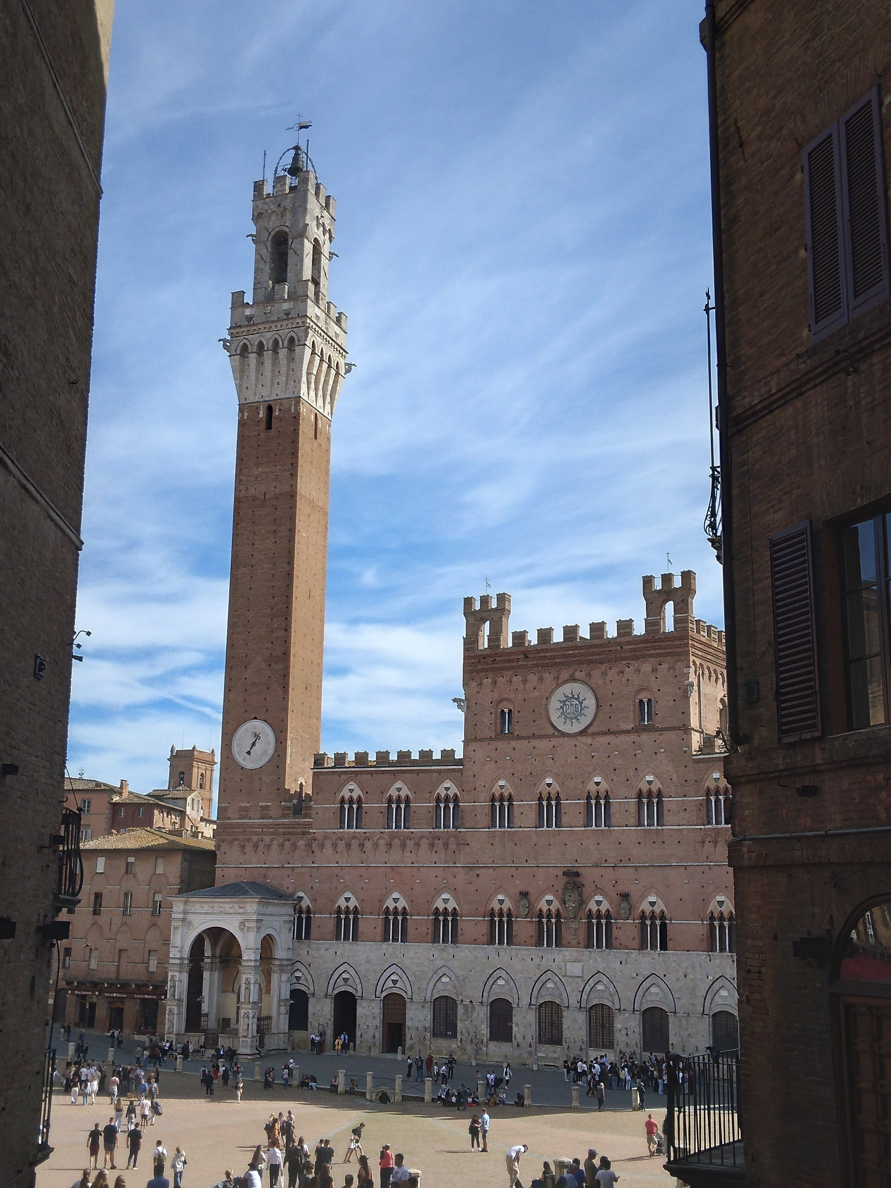 水彩画原画　シエナのカンポ広場 シエナのカンポ広場のオリジナル水彩画のアートプリント - Etsy 日本