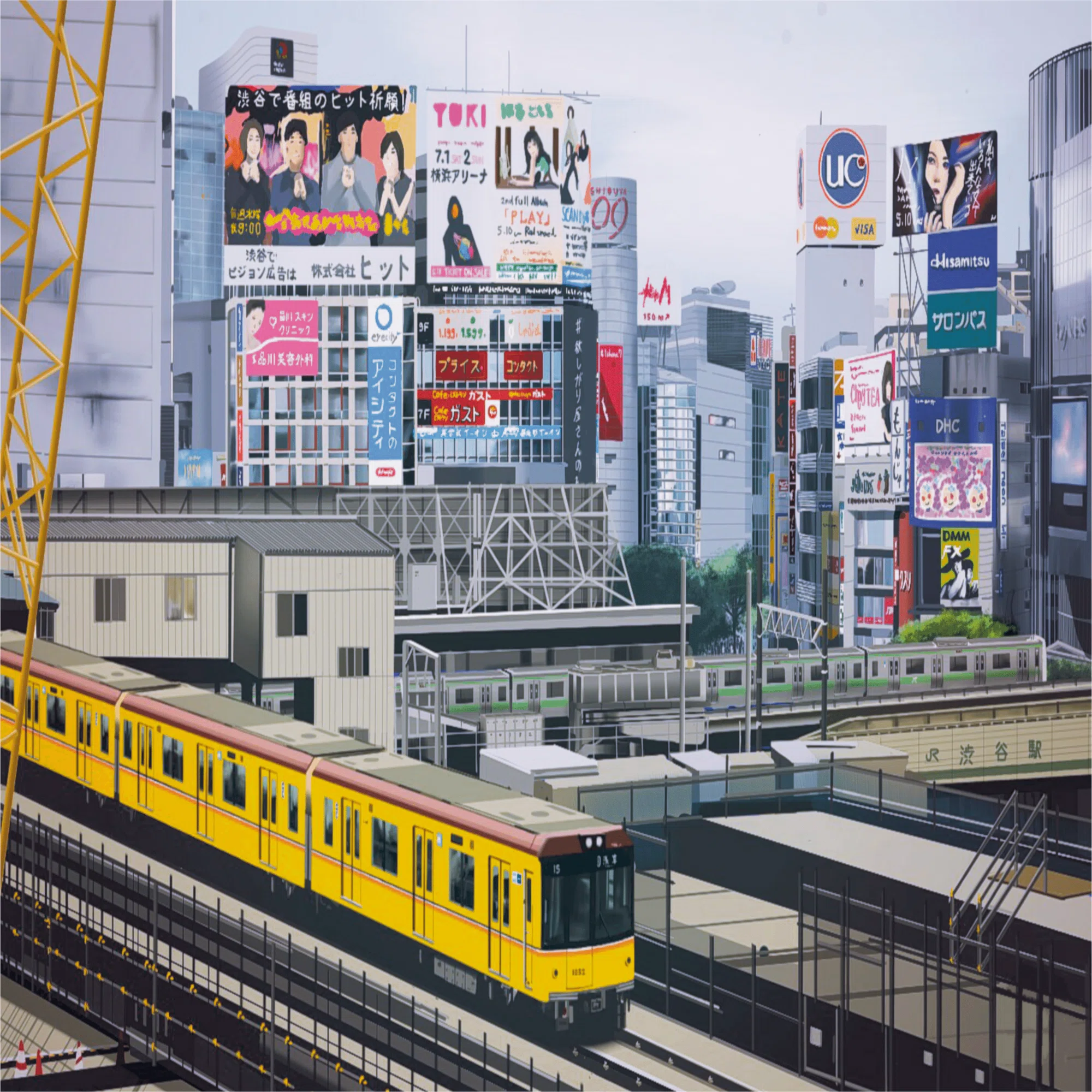 東京ジオラマ展のイメージイラストができるまで｜Diorama Node