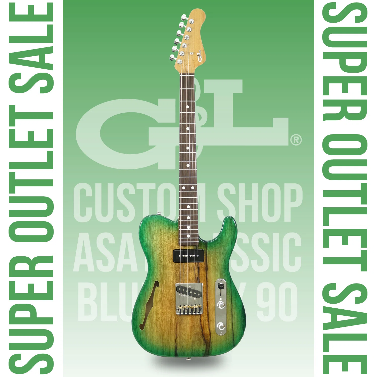 G&L祭り!USAカスタムショップ製の特別な「ASAT Classic Bluesboy 90 G&L祭り!USAカスタムショップ製の特別な「ASAT Classic Bluesboy 90