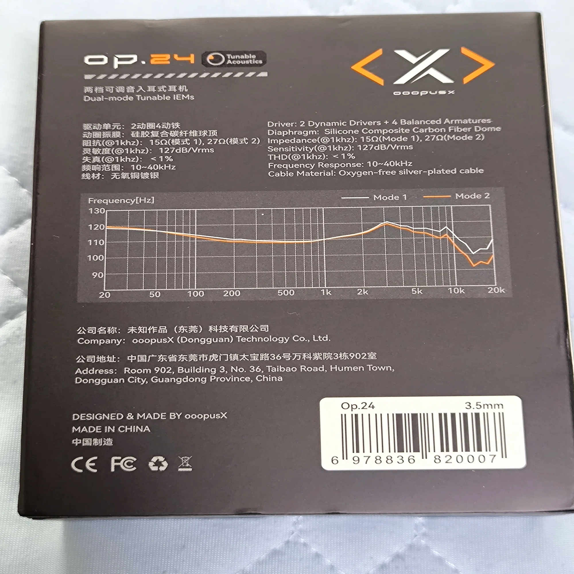 ooopusX op.24 2DD+4BA イヤホン レビュー #PR｜西野 績葉 (Sekiyoxu