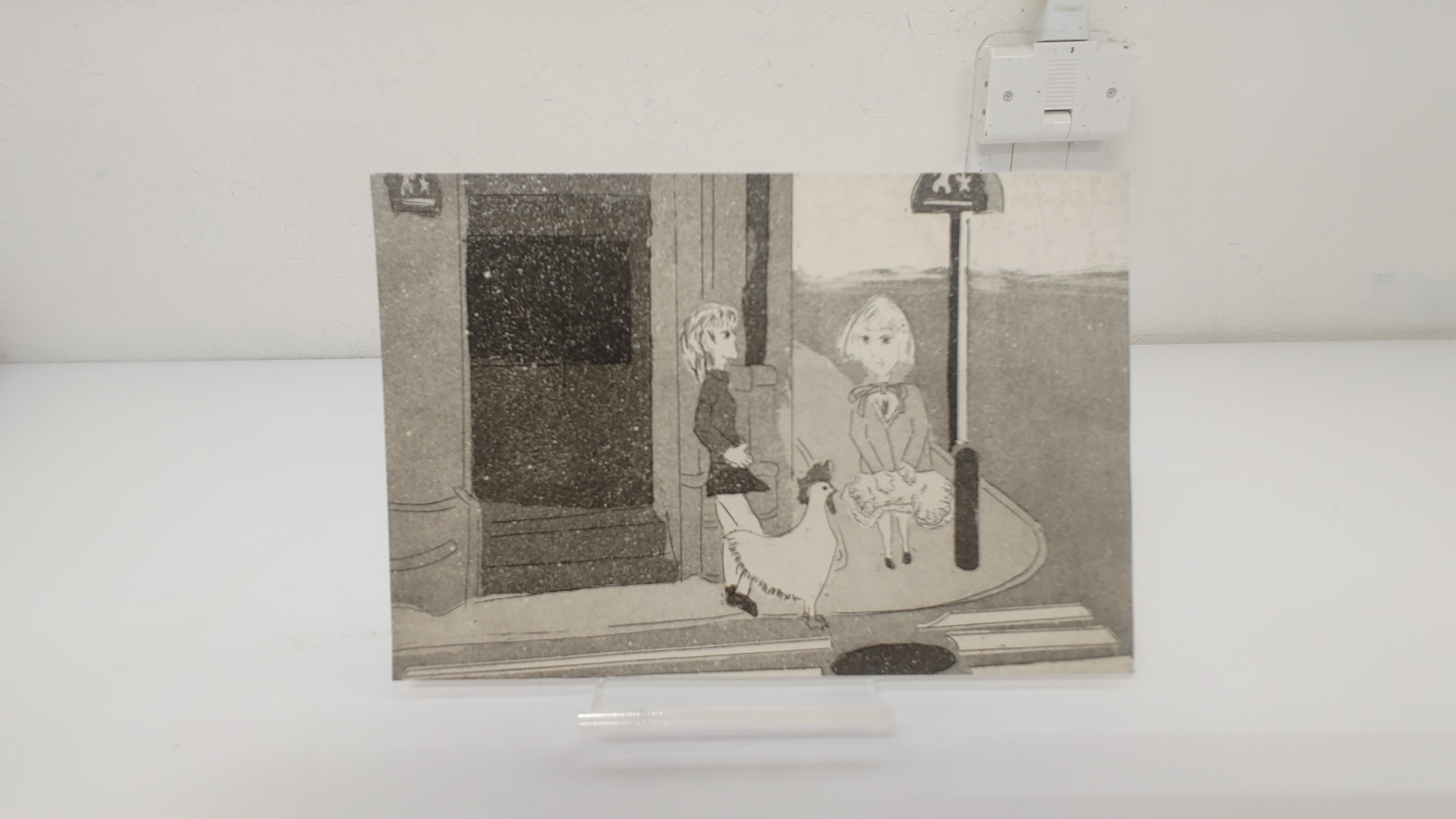 イロナ・Ｓ・ガンソヴスカヤ画伯　駅 クリスタルレリーフ 絵画 版画 イロナ・S・ガンソヴスカヤ画伯 駅 クリスタルレリーフ 絵画