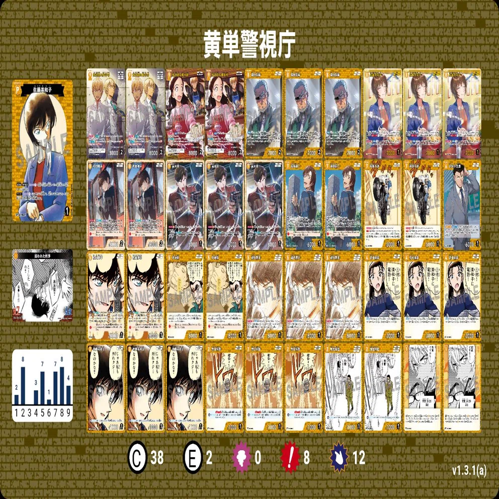 【即日発送】　黄単　警視庁デッキ サトウ@らんまるの第6弾黄単警視庁デッキ講座｜サトウ@らんまる