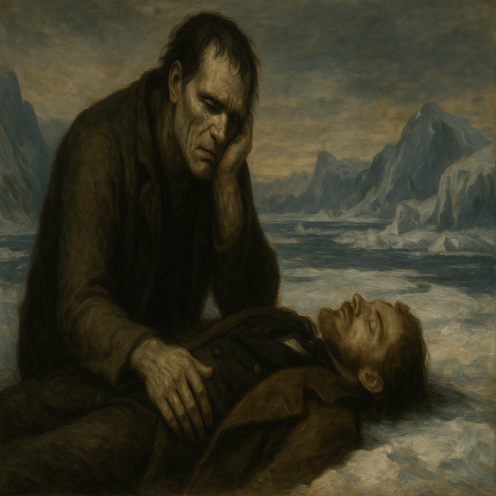 フランケンシュタイン　絵画　アクリル絵画 フランケンシュタイン 絵画 アクリル絵画 手作りのフランケン