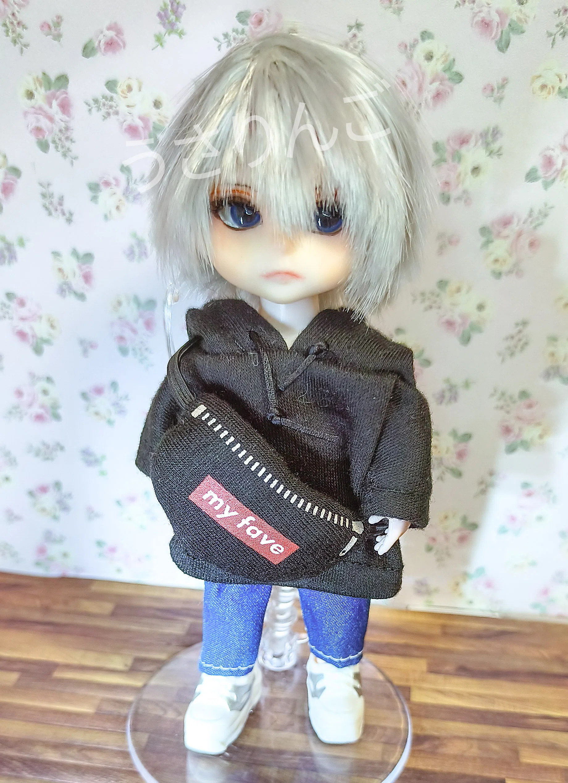 セリアドール購入品コーデ｜うさりんご