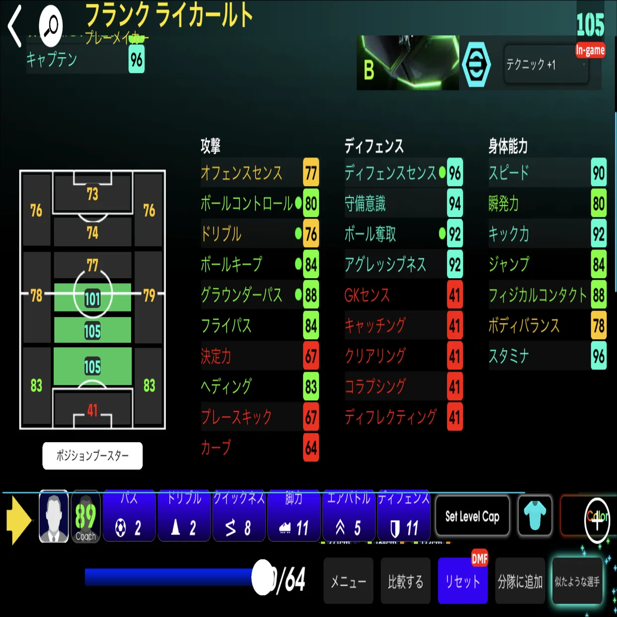 Hajime的必須選手フランク・ライカールト『Over the Top pass A